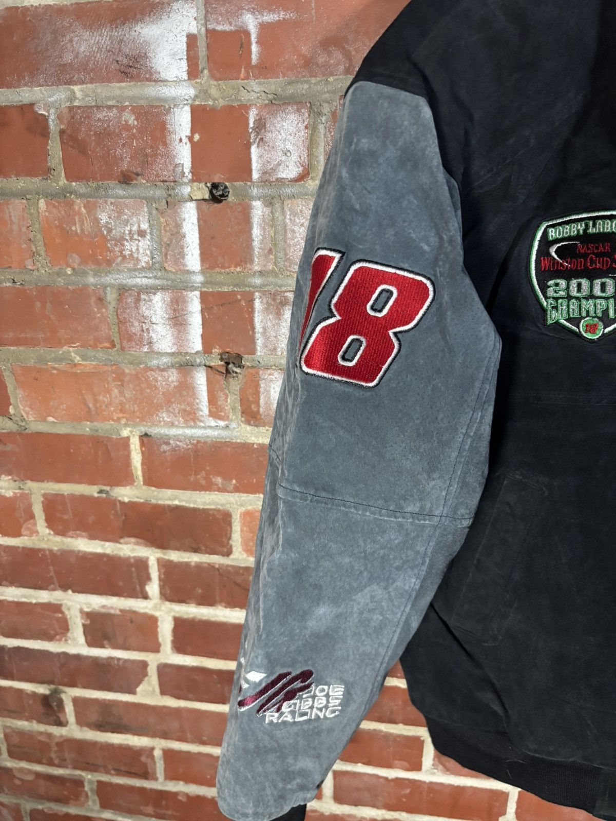 Jeff Hamilton Vintage Jeff Hamilton Jacket Bobby Labonte Winston Cup Sz M Size US M / EU 48-50 / 2 - 4 Thumbnail