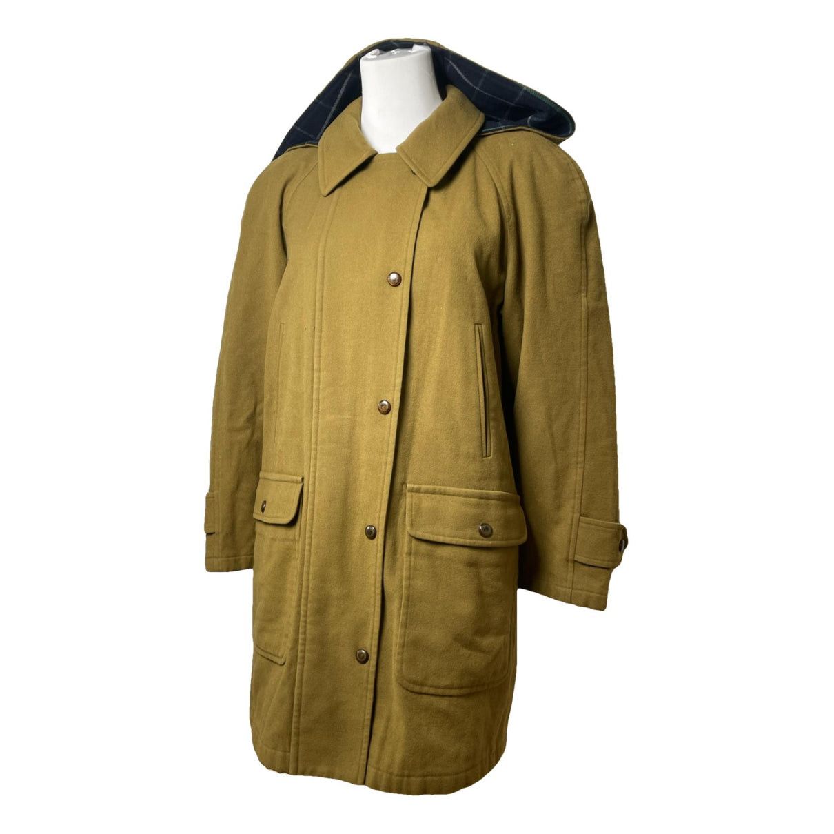 Burberry Khaki Wool Coat Size M / US 6-8 / IT 42-44 - 1 Thumbnail