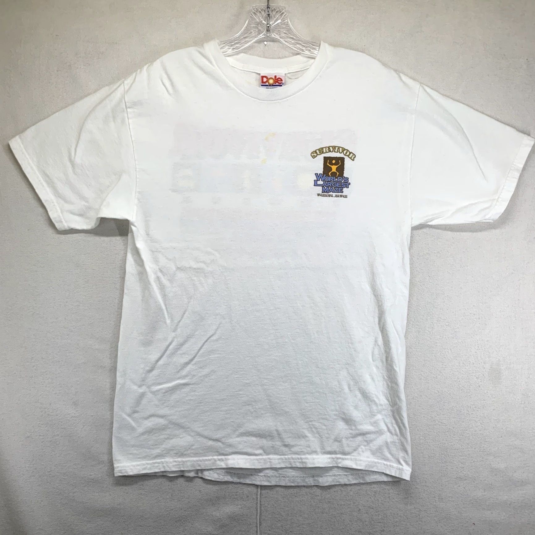 Vintage VINTAGE Survivor T Shirt Men Small Hawaii Wahiawa Maze 90s Y2K Graphic Tee Cotton Size US S / EU 44-46 / 1 - 3 Thumbnail