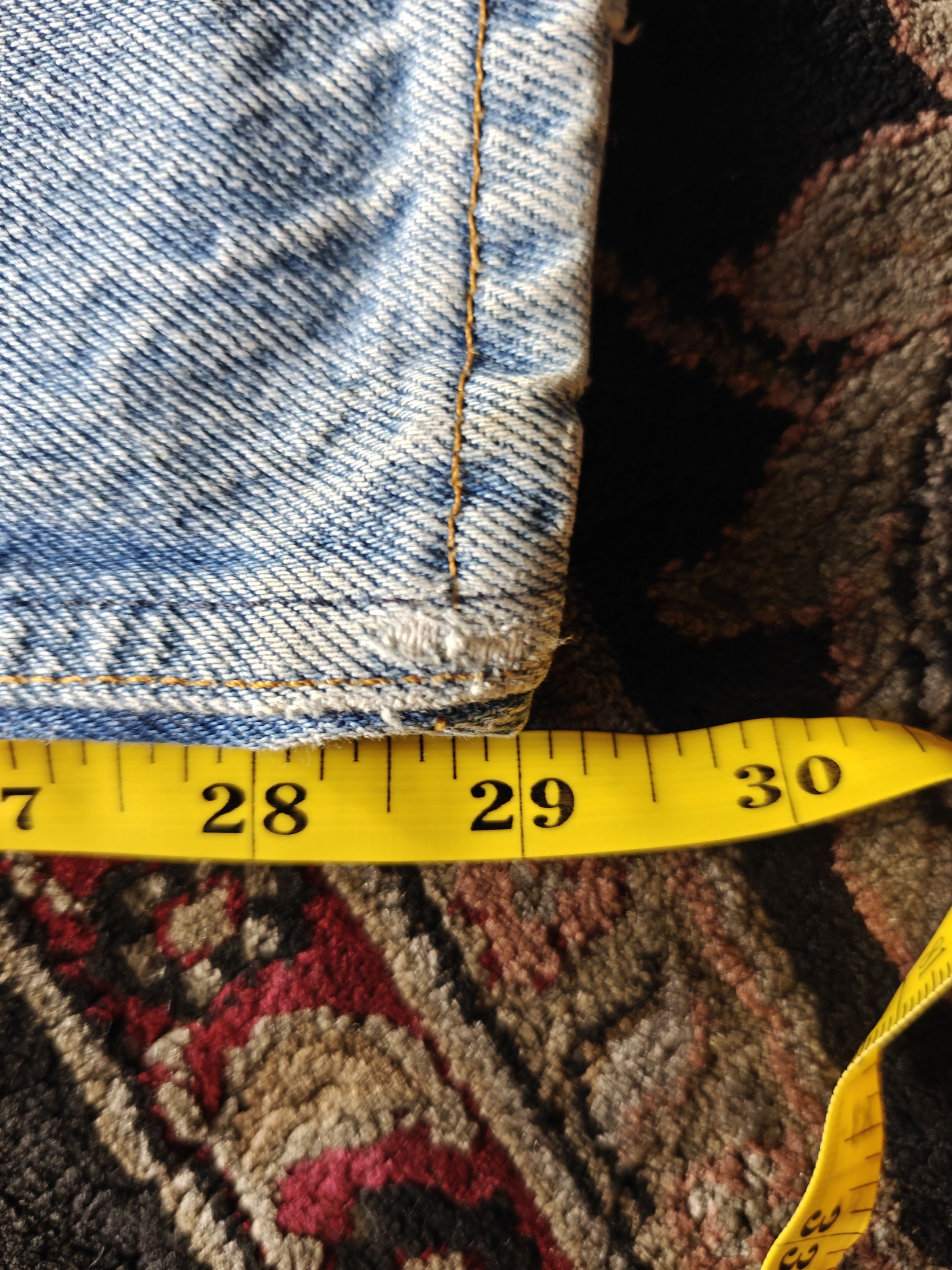 Levi's Vintage Levi's Blue Made in USA 33 Tag Size US 31 - 6 Thumbnail