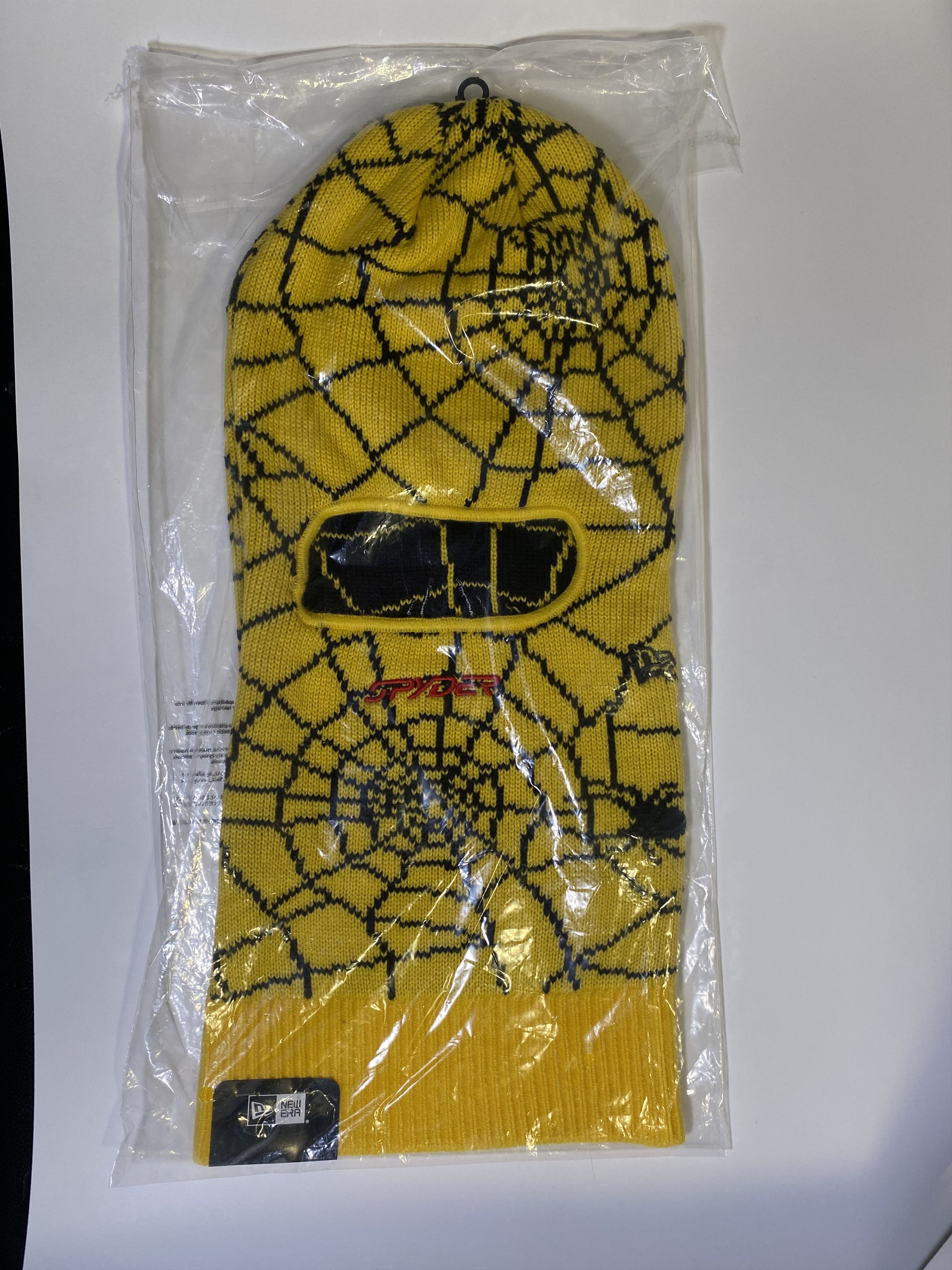 Spyder × Supreme Supreme Spyder New Era Balaclava Yellow | Grailed