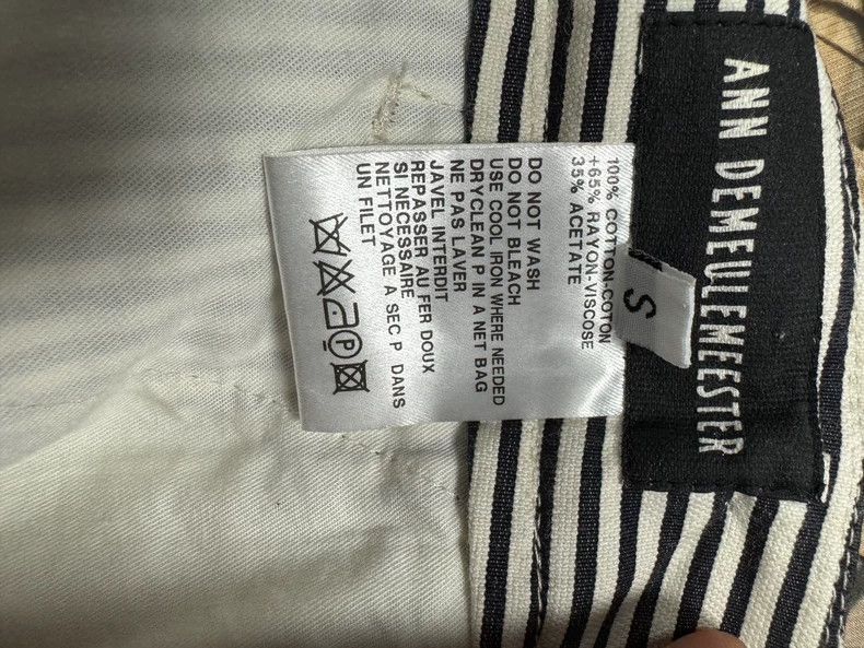 Ann Demeulemeester Ann Demeulemeester Ann Demeulemeester striped pants-2507 Size US 30 / EU 46 - 4 Thumbnail
