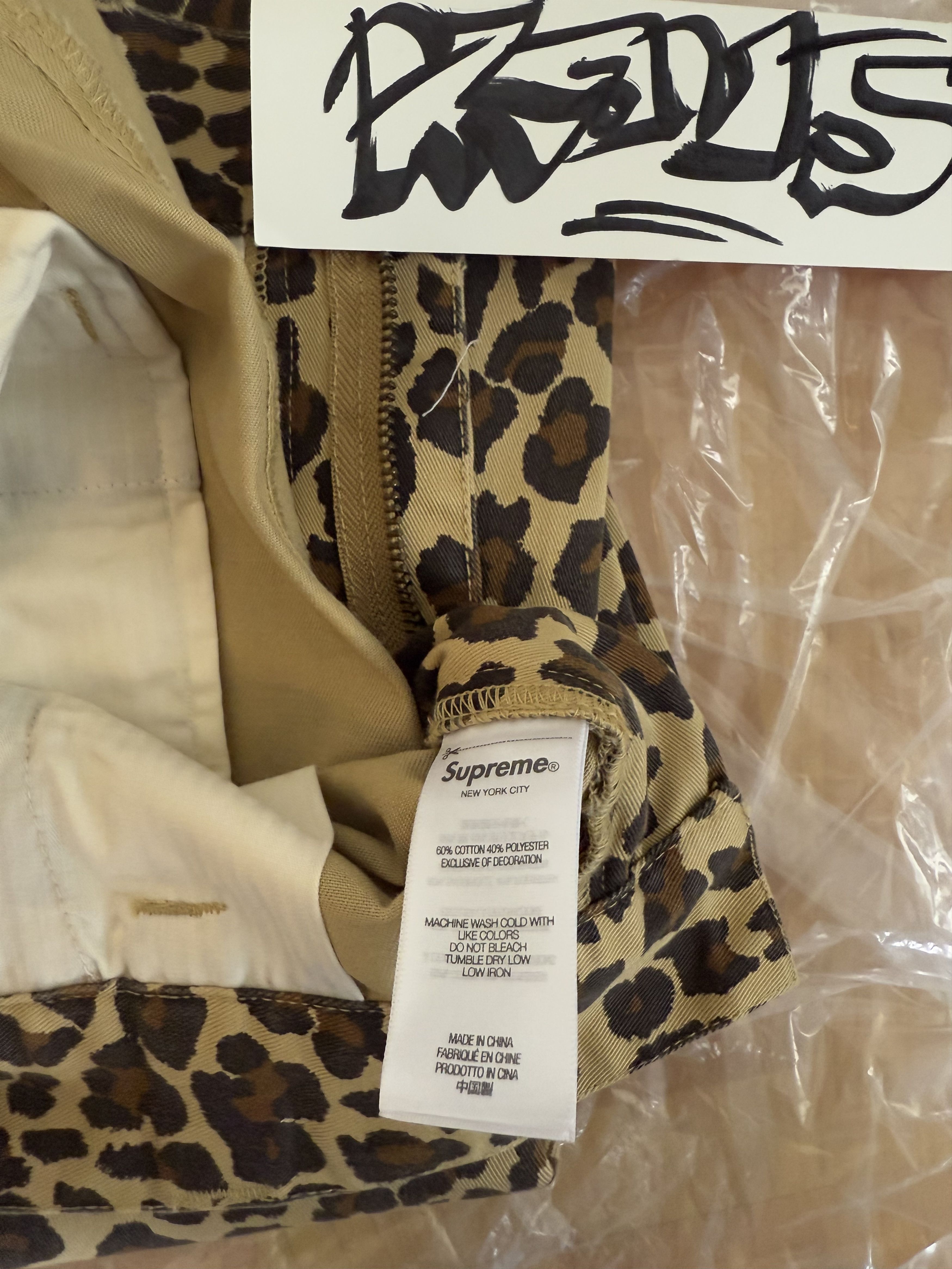 Supreme × Toy Machine Supreme Toy Machine Work Pant Leopard 30 Size US 30 / EU 46 - 3 Thumbnail