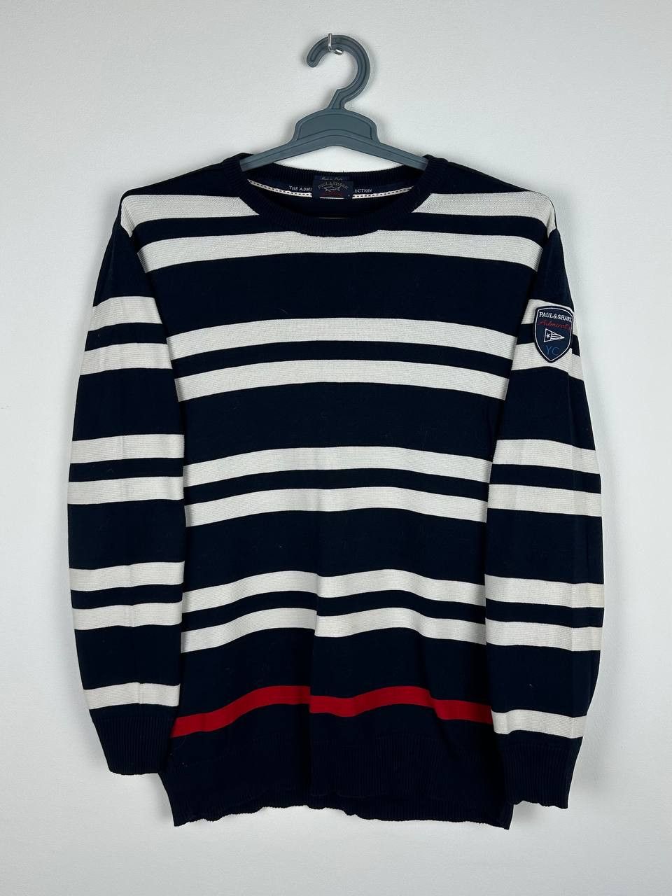 Paul & Shark × Vintage Paul Shark VINTAGE OLD MONEY KNIT STRIPED SWEATER Size US M / EU 48-50 / 2 - 1 Thumbnail