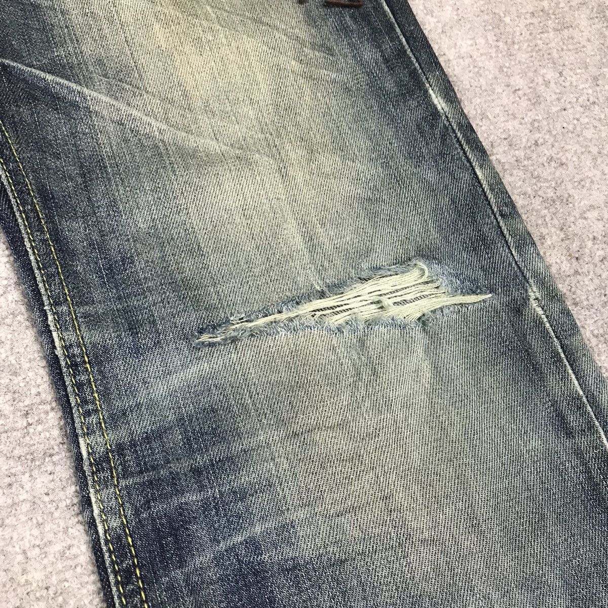 Japanese Brand × Vintage JAPANESE STYLE DENIM DISTRESSED PUNK JAPAN PANTS Size US 31 - 5 Thumbnail