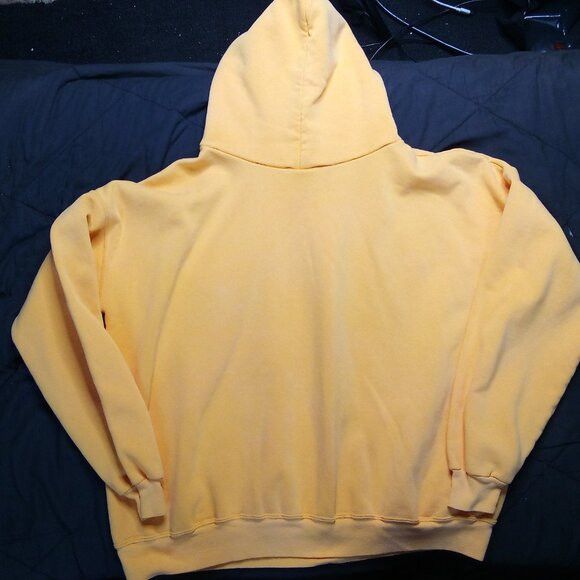 Vintage Deadstock Vintage Dodger Blank Hoodie Sweatshirt Yellow Size US XXL / EU 58 / 5 - 5 Thumbnail
