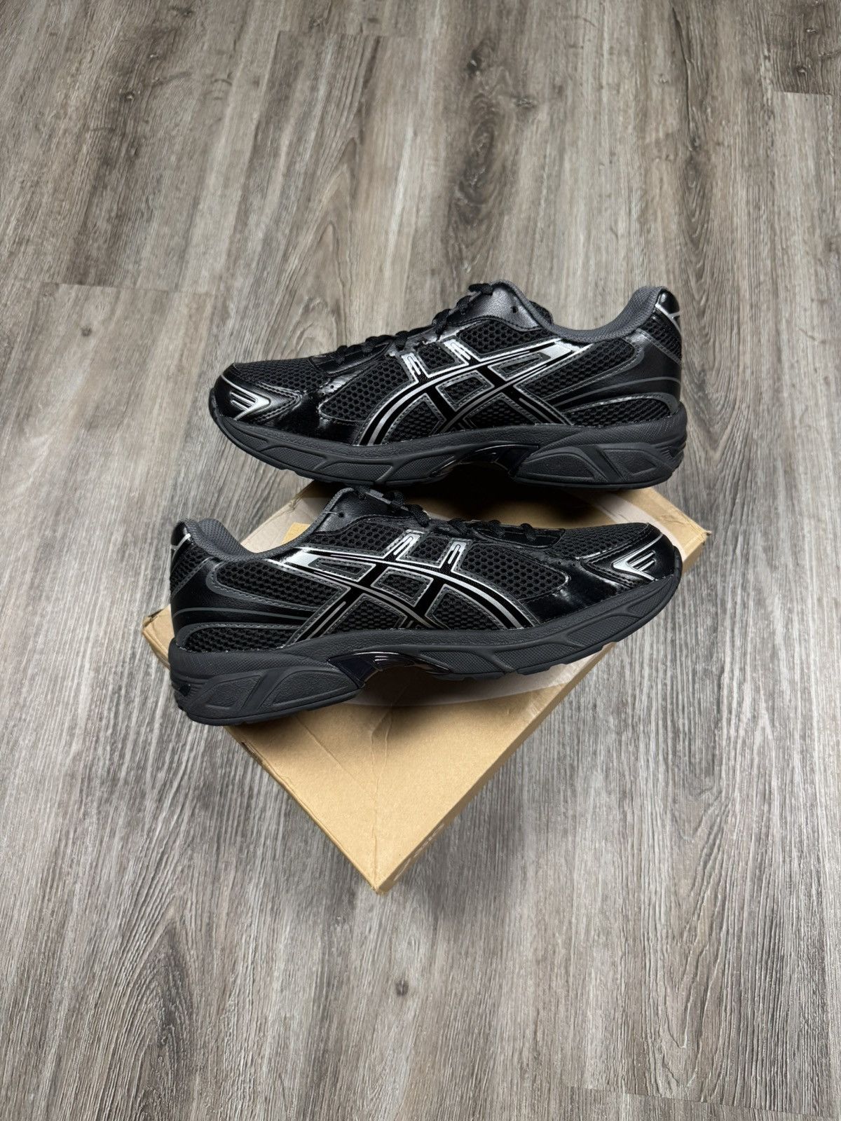 Asics ASICS Gel-1130 Black Pure Silver size 9.5 Size US 9.5 / EU 42-43 - 3 Thumbnail