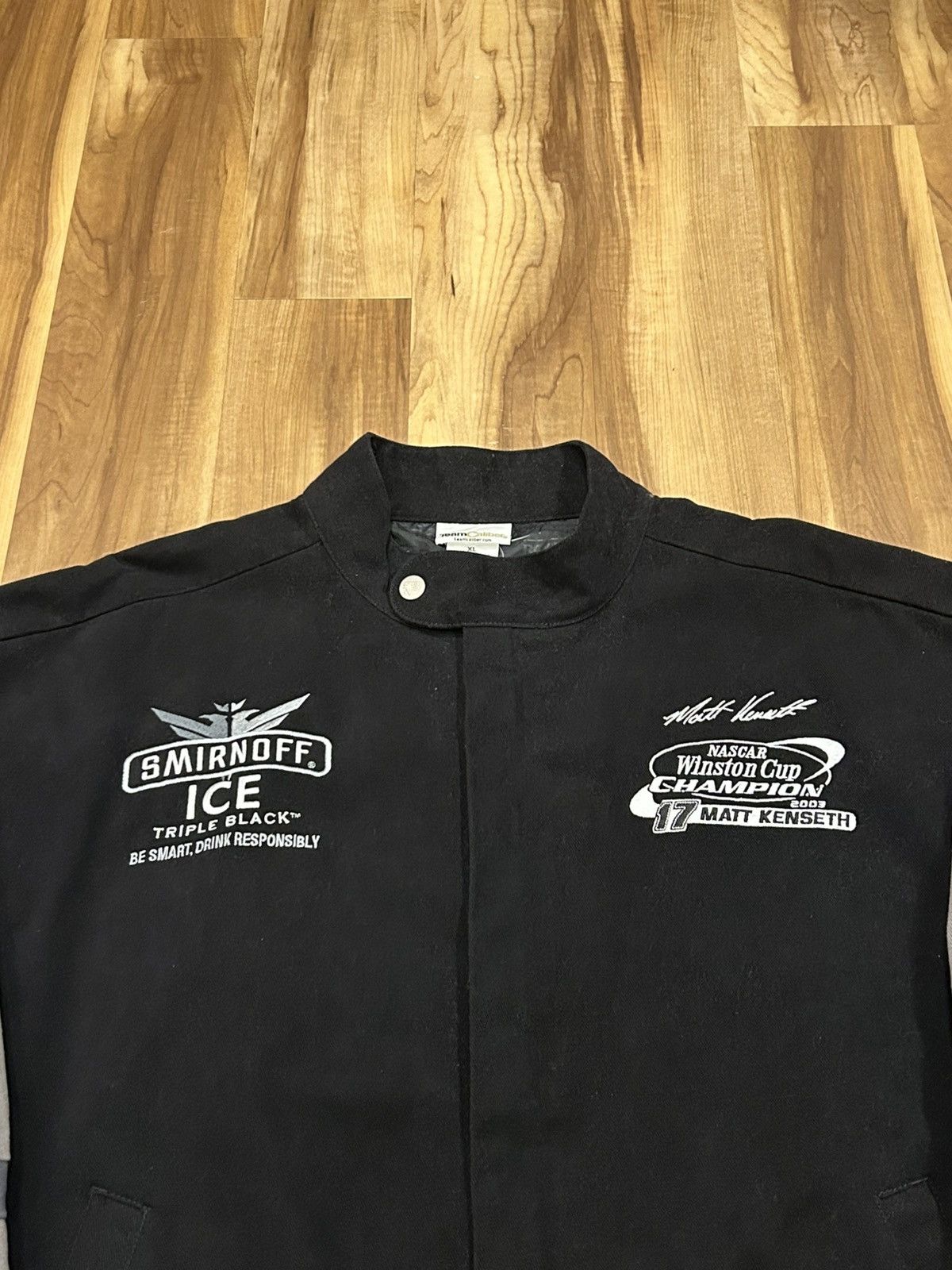 NASCAR Vintage 2002 NASCAR Smirnoff Matt Kenseth Racing Jacket Size US XL / EU 56 / 4 - 3 Thumbnail