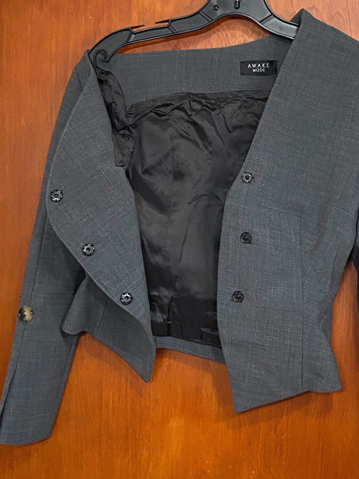 A.W.A.K.E. MODE Awake Mode One Shoulder Asymmetrical Blazer size 36 Size XS / US 0-2 / IT 36-38 - 8 Thumbnail