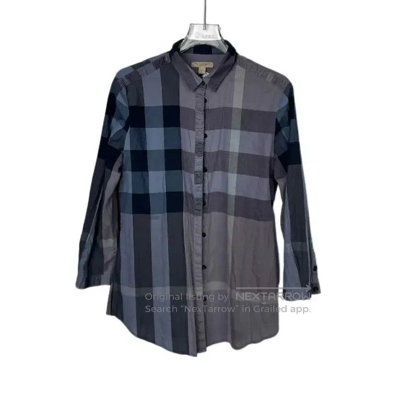 Burberry Burberry Women's Dark Blue Cotton Shirt. Size S / US 4 / IT 40 - 1 Thumbnail