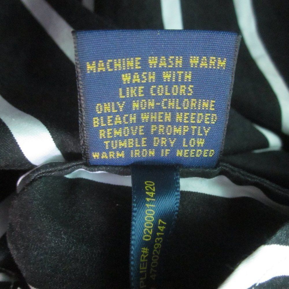 Ralph Lauren Polo Ralph Lauren Womens Cotton Dress Black Stripe Size 2 Size XS / US 0-2 / IT 36-38 - 9 Thumbnail