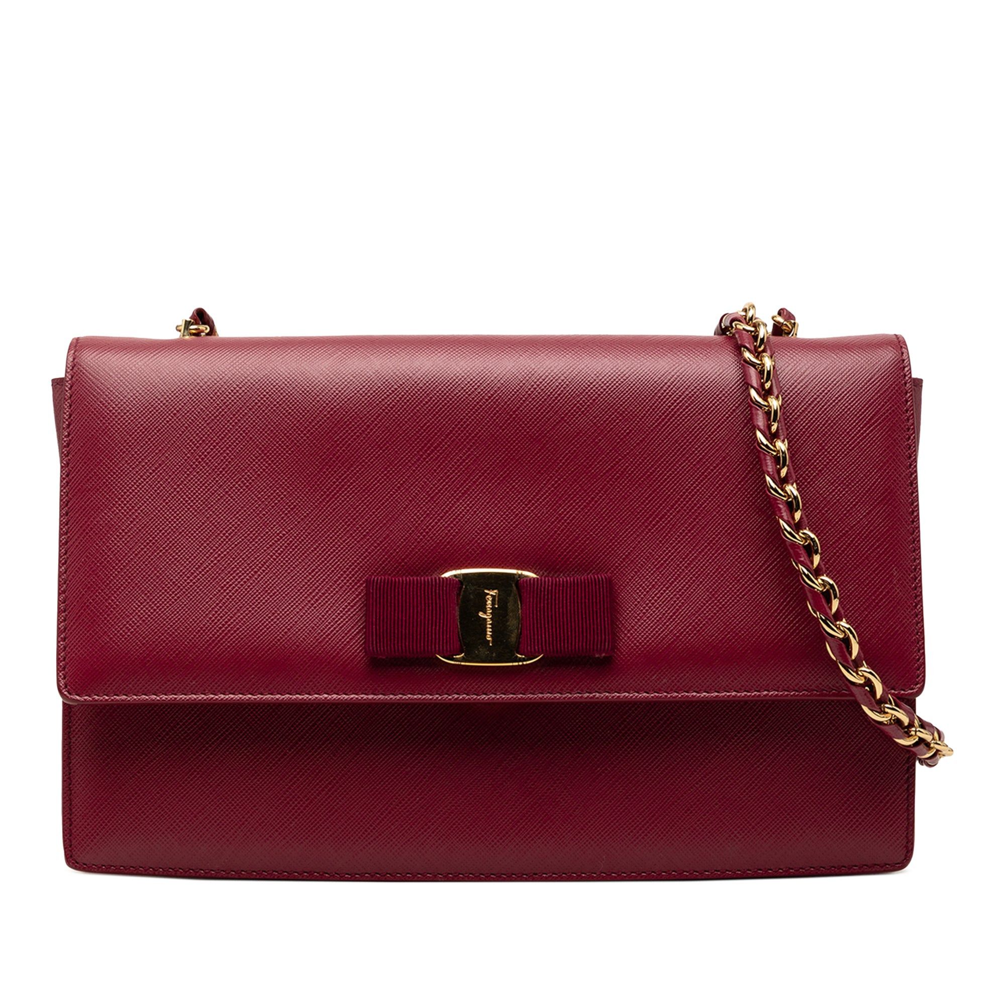 Salvatore Ferragamo Medium Leather Vara Ginny Crossbody Size ONE SIZE - 1 Thumbnail