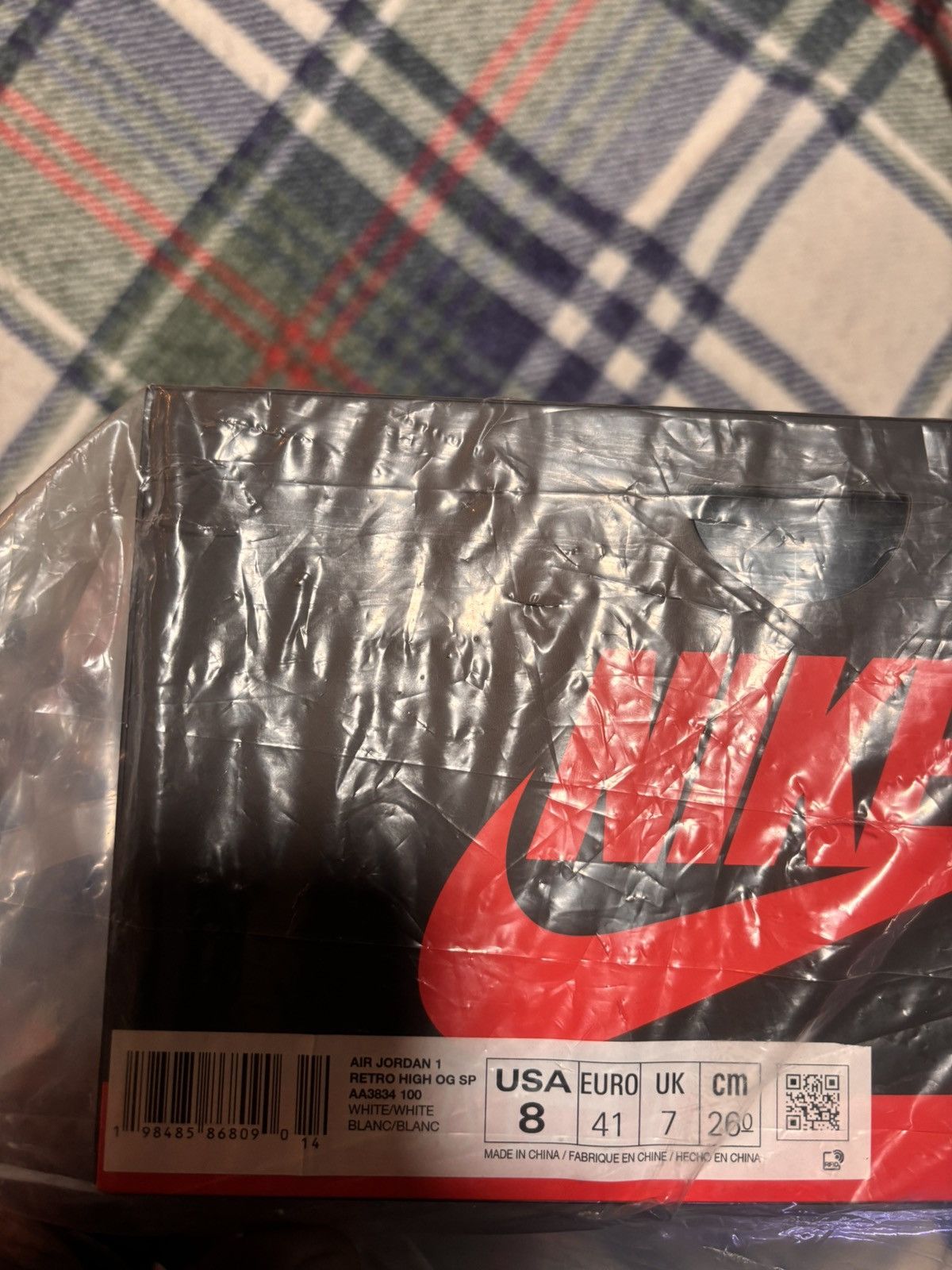 Nike × Off-White Virgil Abloh Archive x Air Jordan 1 Retro High OG 'Alaska' Size US 8 / EU 41 - 6 Thumbnail