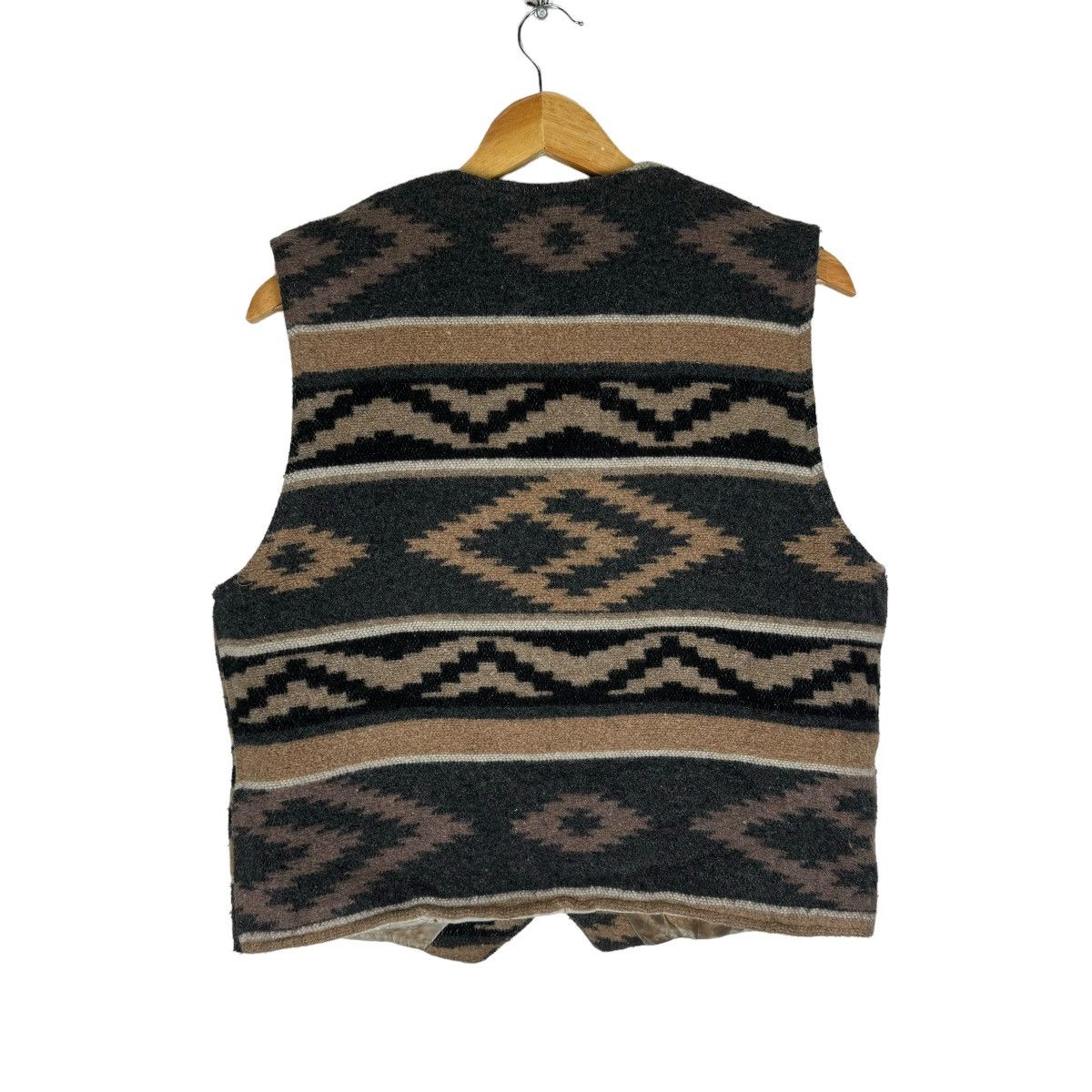 Native ❄️80s AVANEZ FRANCE AZTEC WOOL VEST LIKE CHIMAYO Size US M / EU 48-50 / 2 - 7 Thumbnail