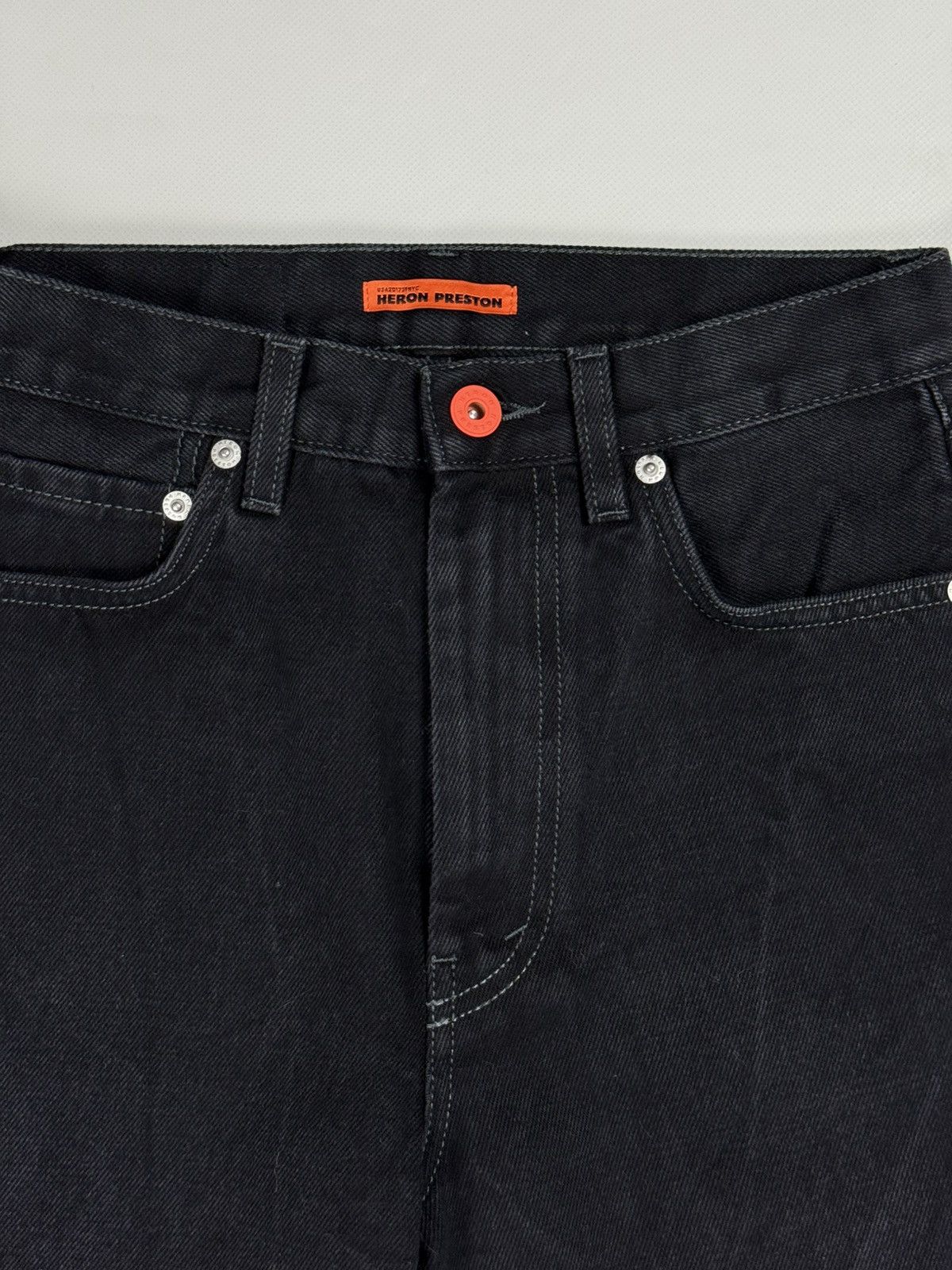 Heron Preston BNWT! Heron Preston Black Wash Denim 5 Pocket Jeans Pants Size 25" / US 0 / IT 36 - 8 Thumbnail