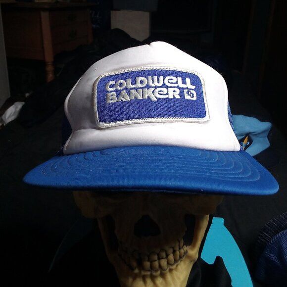 Other Deadstock Vintage Coldwell Banker Patch Snap Trucker Hat Size ONE SIZE - 1 Thumbnail