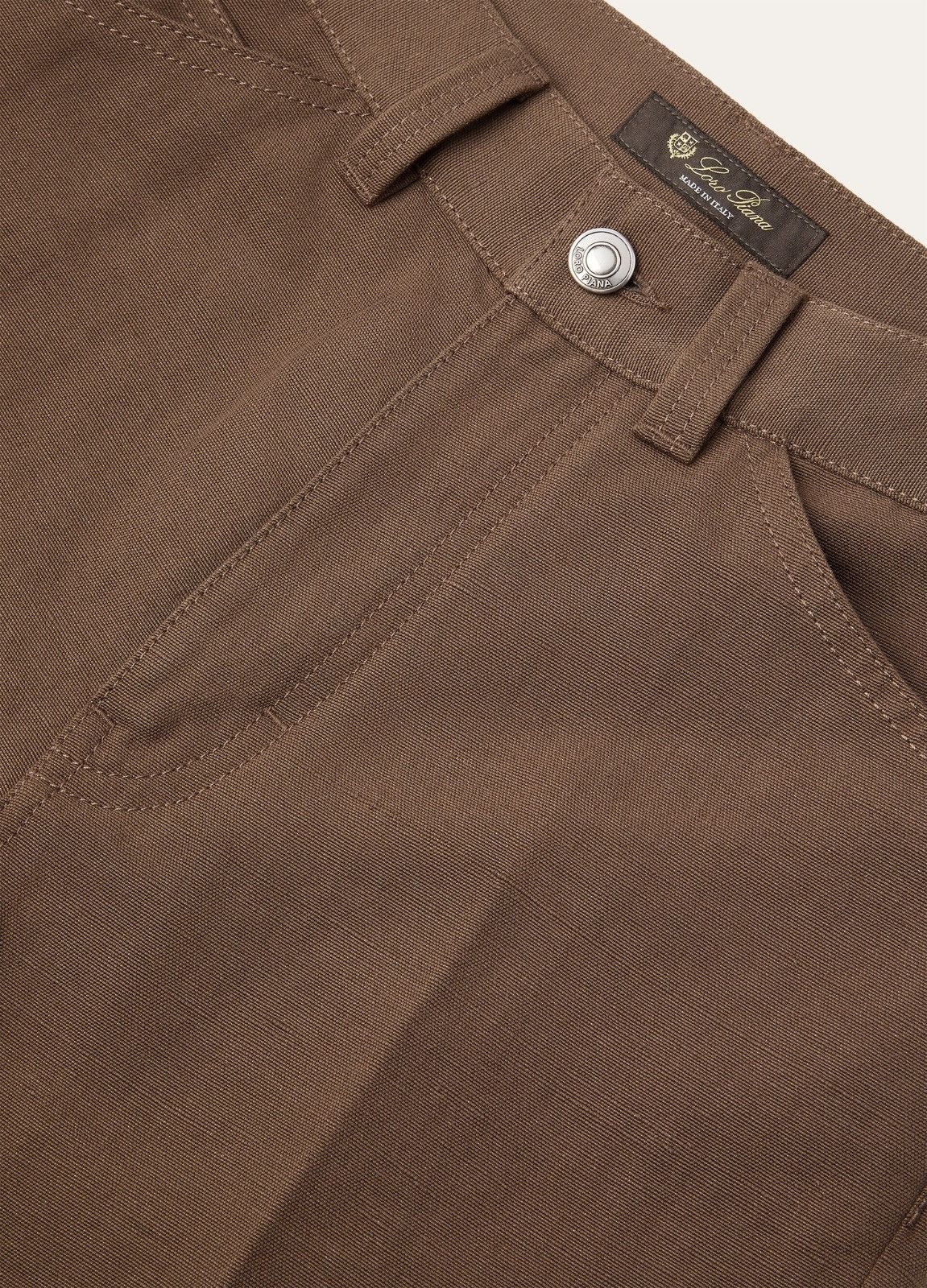 Loro Piana o1srvl11e0526 FAP1297 Buddy Pant in Brown Size 27" / US 4 / IT 40 - 3 Thumbnail