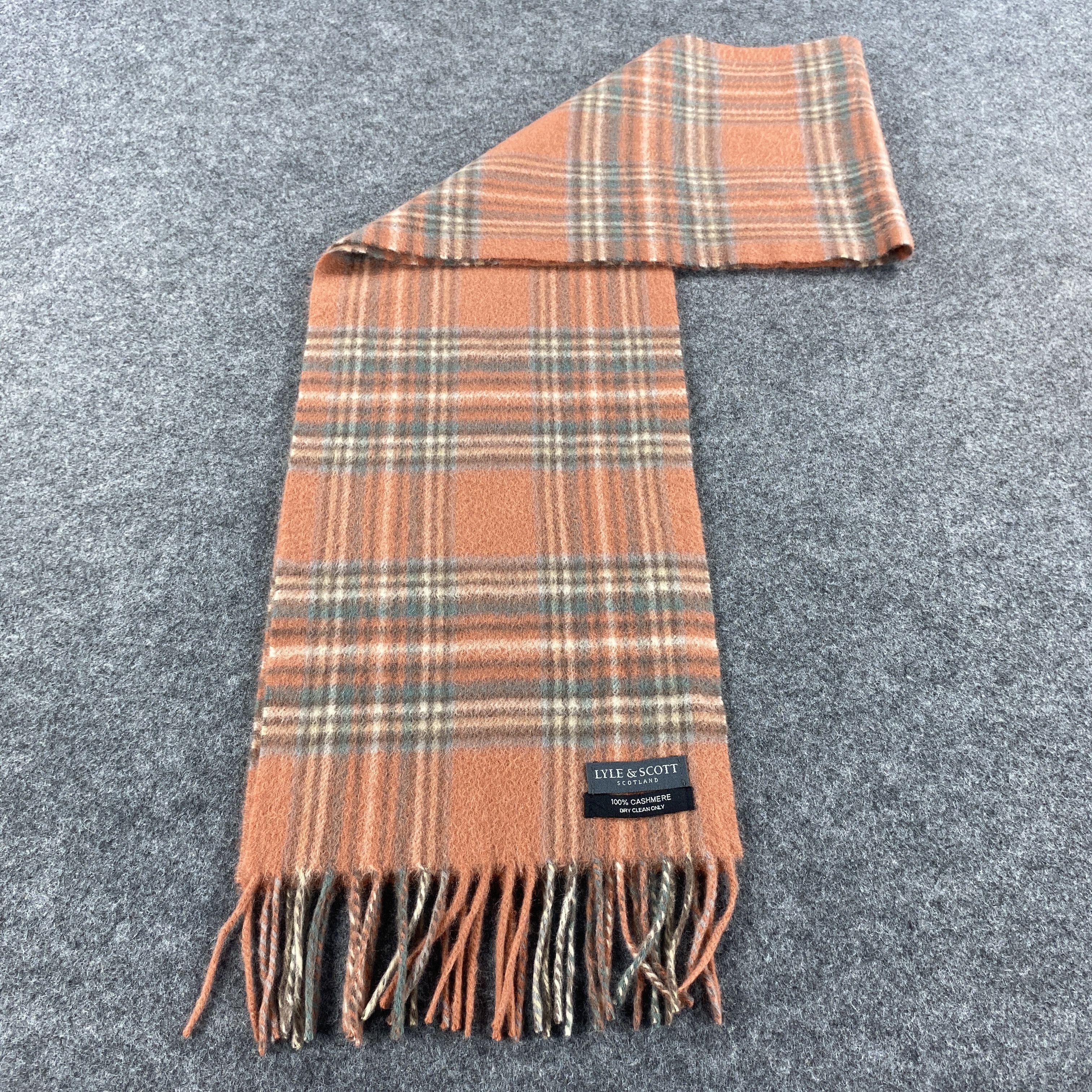 Lyle & Scott × Vintage Lyle & Scott Scarf # Muffler # Neckwear # D479 Size ONE SIZE - 5 Thumbnail