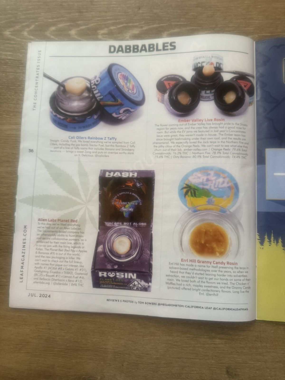 Dazed Magazine California Leaf The Concentrates Issue Magazine (High Times) Size ONE SIZE - 9 Thumbnail