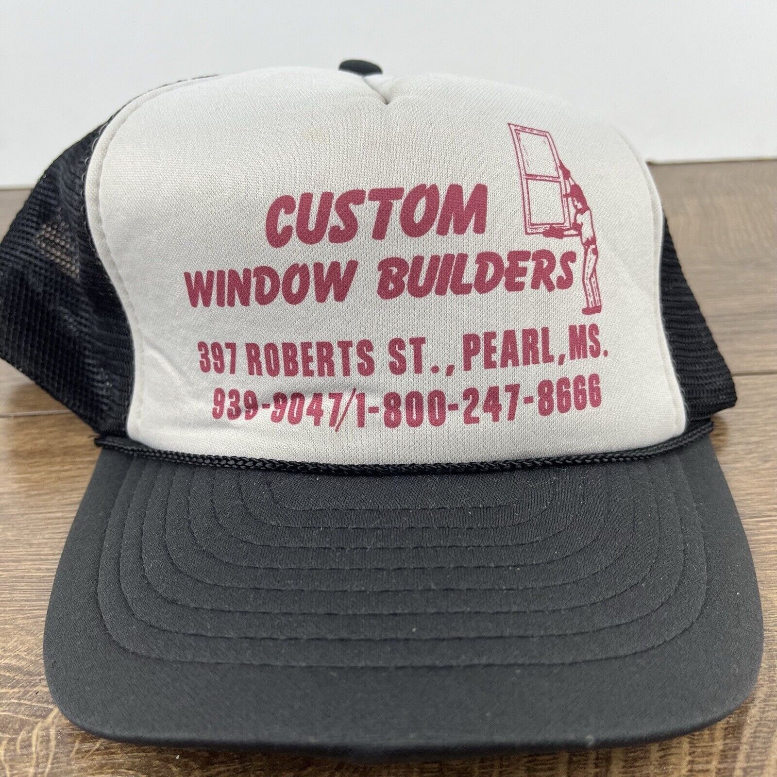 Other Custom Window Builders Snapback Hat Black Hat Adjustable Bla Size ONE SIZE - 6 Thumbnail