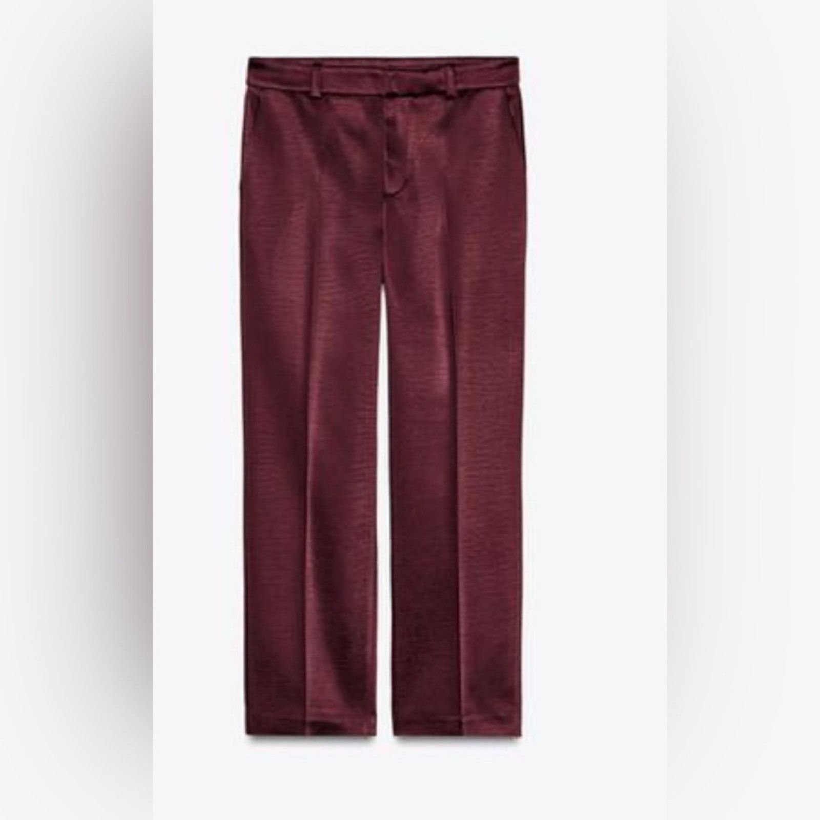Zara NWT- ZARA- HEAVYWEIGHT SATIN PANTS ZW COLLECTION-M Size 30" / US 8 / IT 44 - 1 Thumbnail