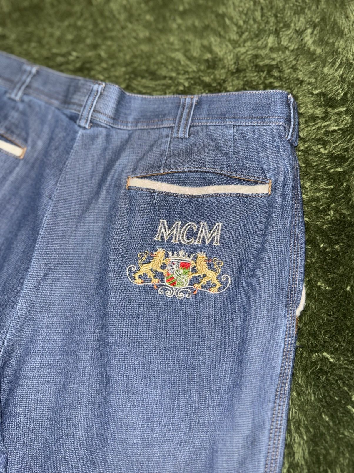 MCM MCM Japan Embroidered Logo Two-Tuck Pocket Pants Size US 32 / EU 48 - 10 Thumbnail