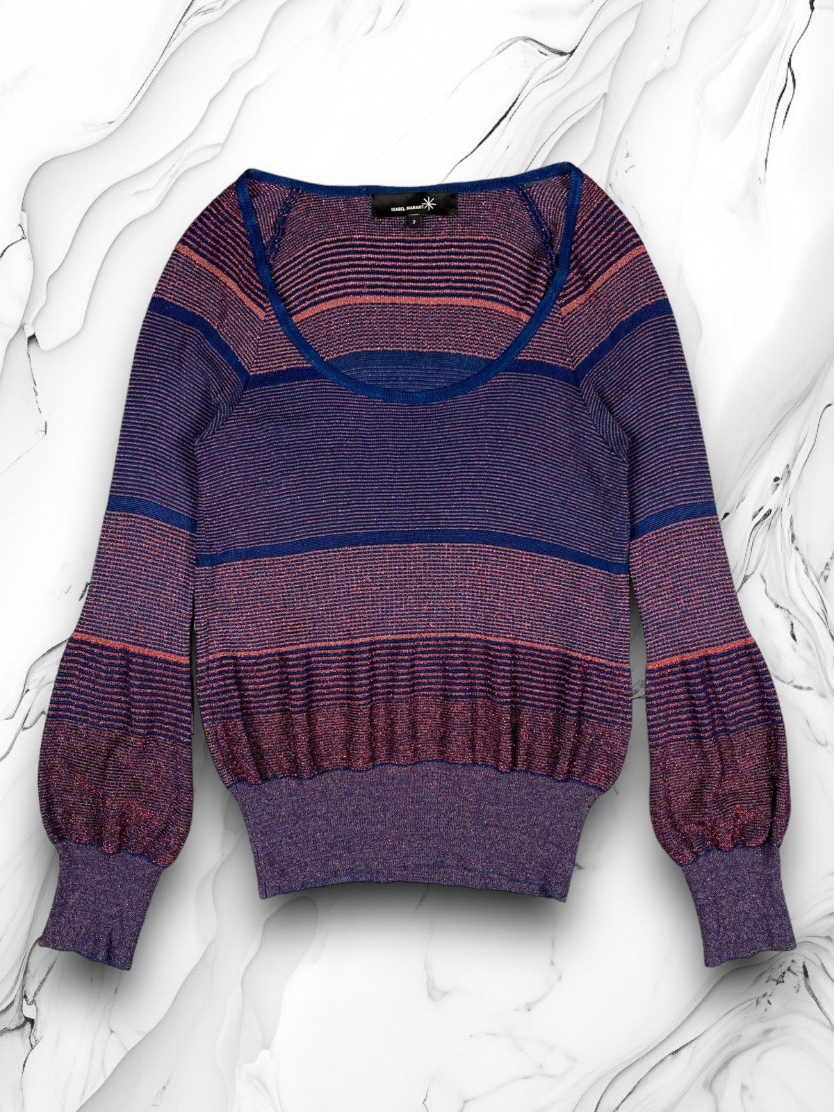 Isabel Marant Isabel Marant Designer Striped Sweater Size S / US 4 / IT 40 - 1 Thumbnail