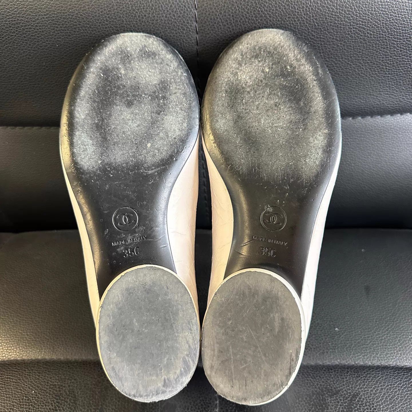 Chanel Chanel Mary Jane Flat Black/White EU35 95New Size US 4.5 / IT 34.5 - 5 Thumbnail