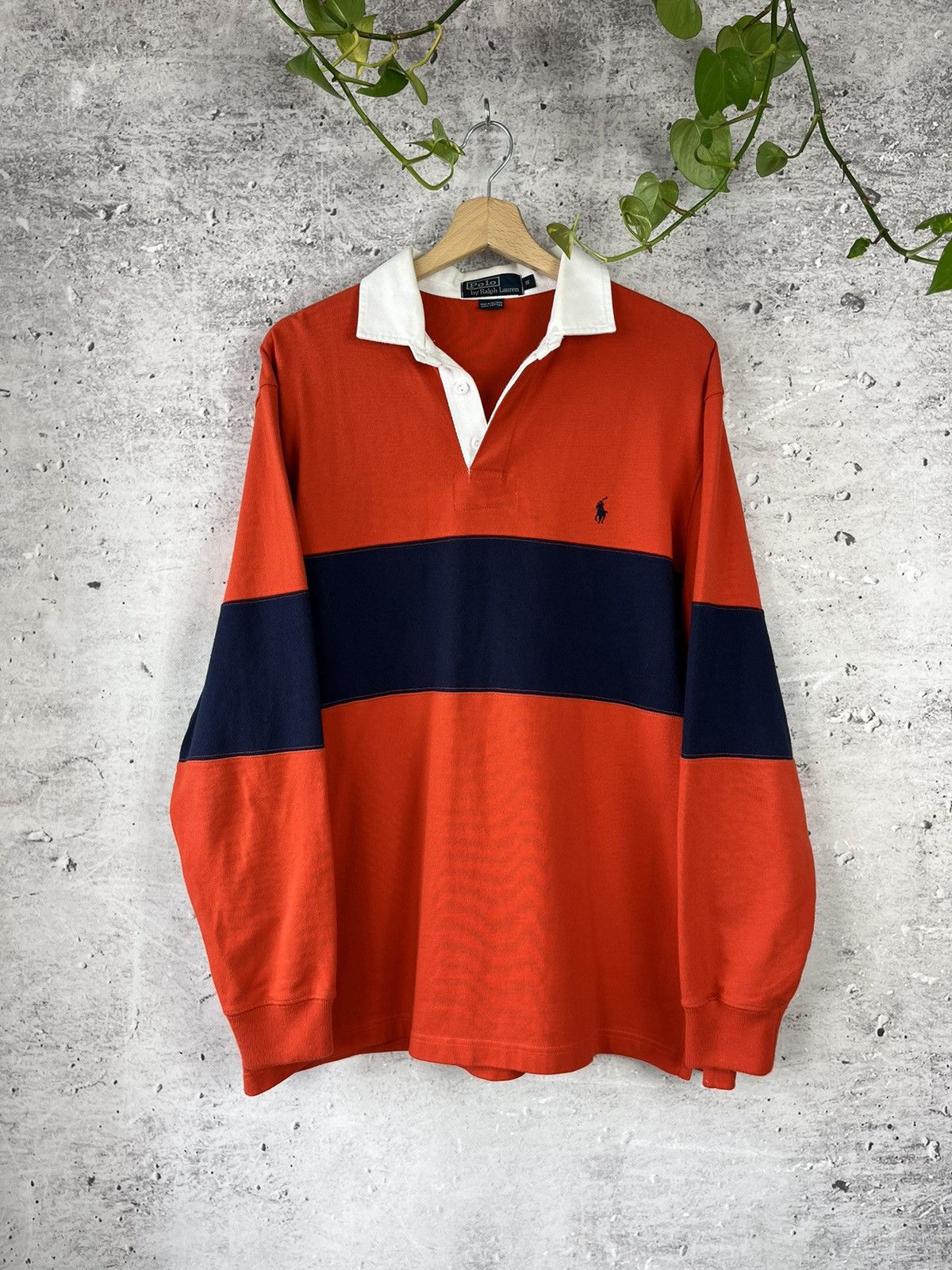 Polo Ralph Lauren × Vintage POLO RALPH LAUREN THE ICONIC RUGBY SHIRT Size US S / EU 44-46 / 1 - 1 Thumbnail