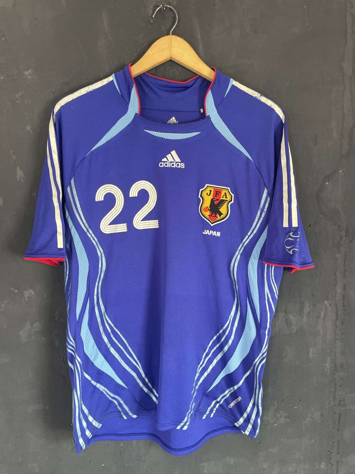 Adidas Vintage Adidas Player issued JFA National Team Size US L / EU 52-54 / 3 - 1 Thumbnail