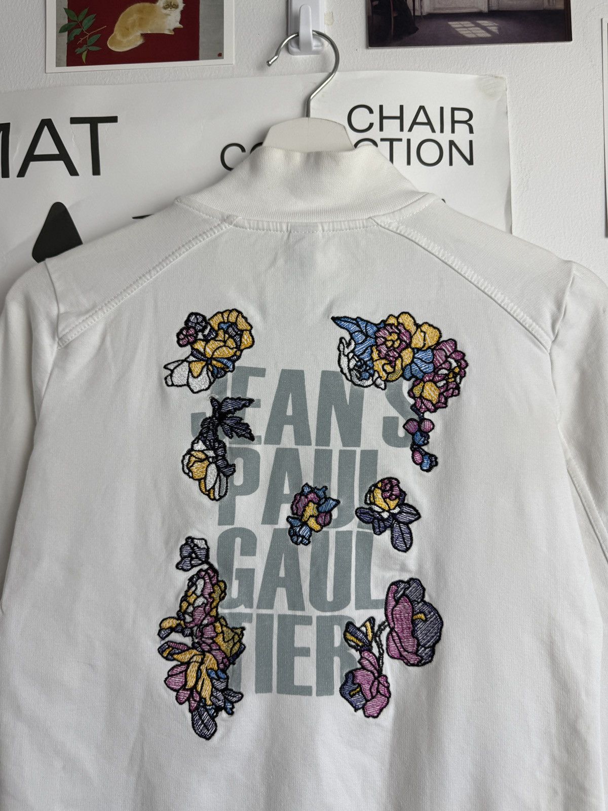 Jean Paul Gaultier Jean Paul Gaultier flower logo zip sweatshirt S archive rare Size S / US 4 / IT 40 - 3 Thumbnail