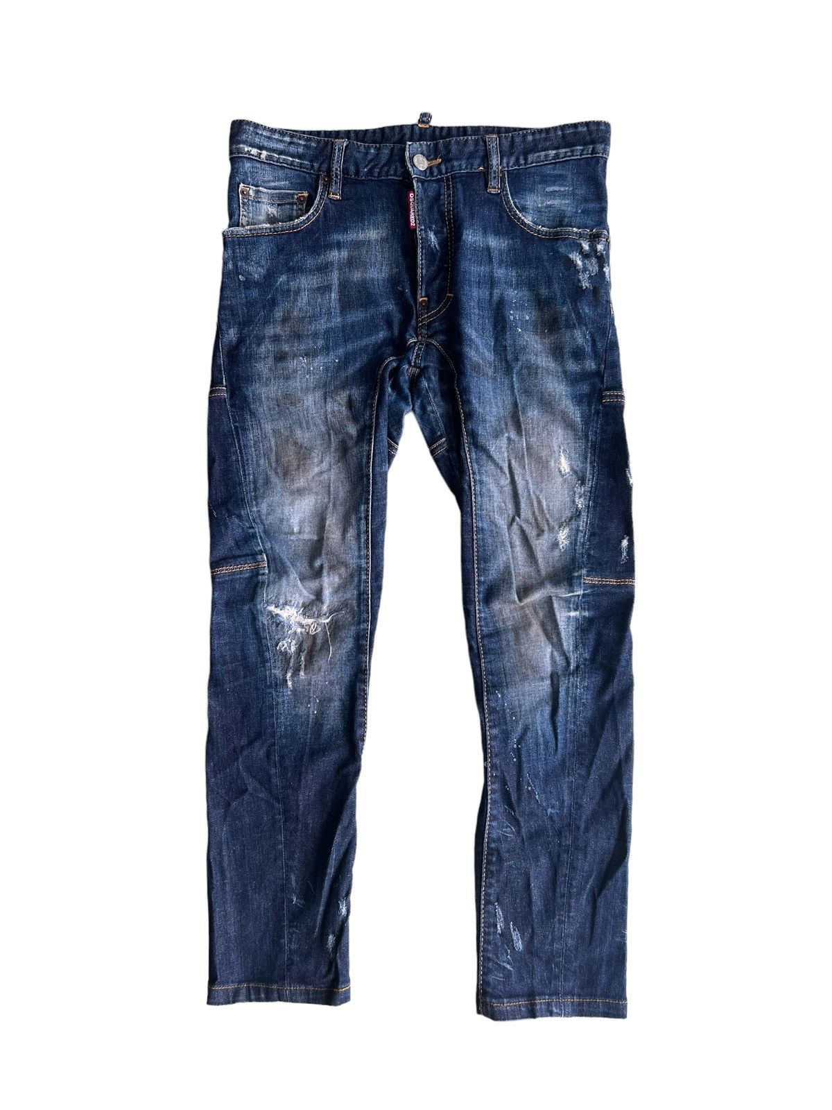 Dsquared2 2017 DSQUARED2 🇮🇹 Tidy Biker Jeans Denim Distressed Size US 28 / EU 44 - 3 Thumbnail
