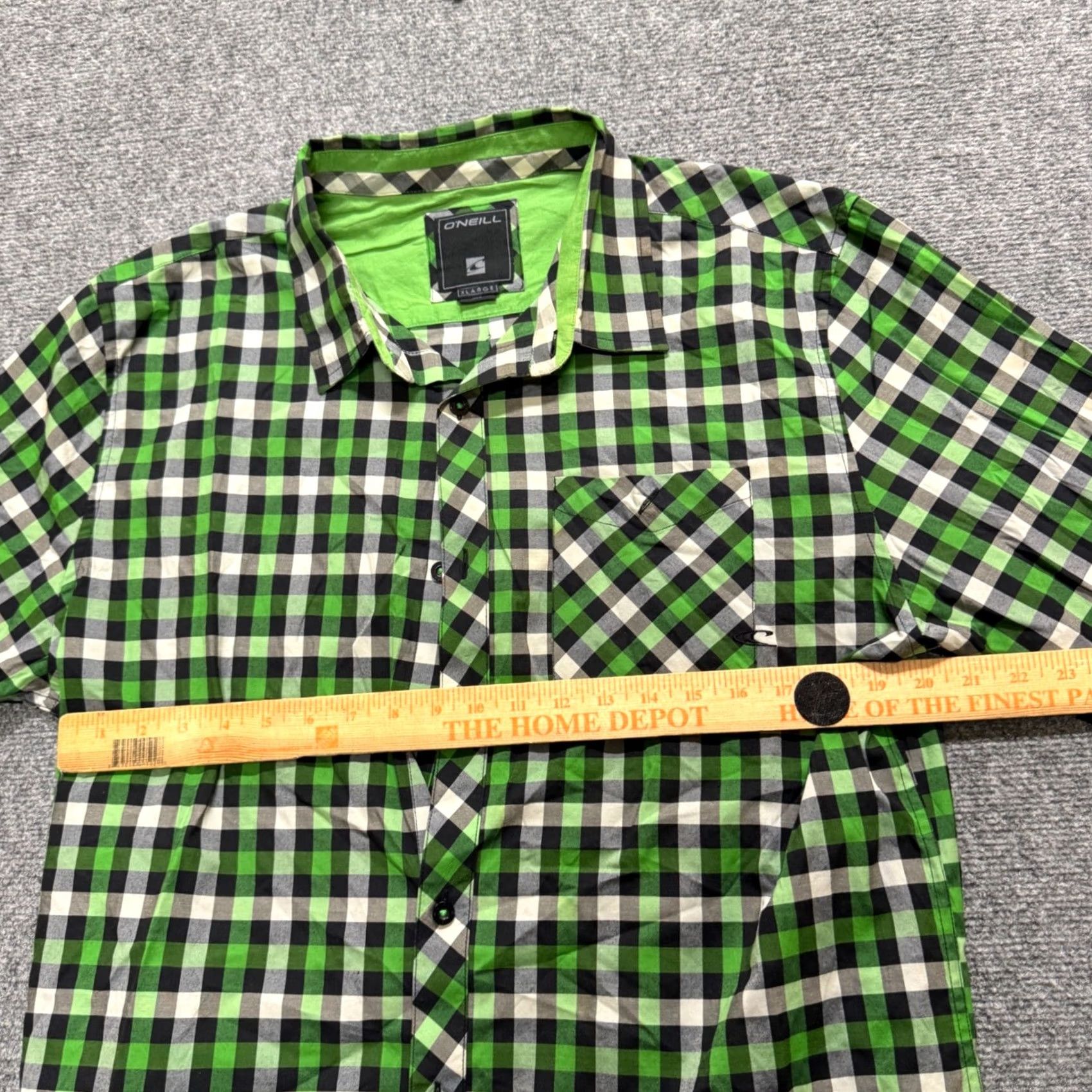 Vintage VINTAGE Unbranded Plaid Button Up Shirt XL Long Sleeve Green Black Striped Y2K Mens Size US XL / EU 56 / 4 - 5 Thumbnail
