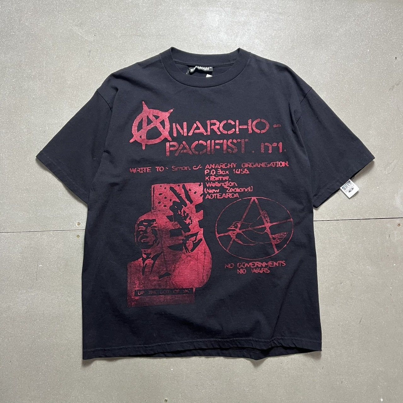 Handmade Handmade Anarcho-Pacifist T-shirt Size US XL / EU 56 / 4 - 1 Thumbnail