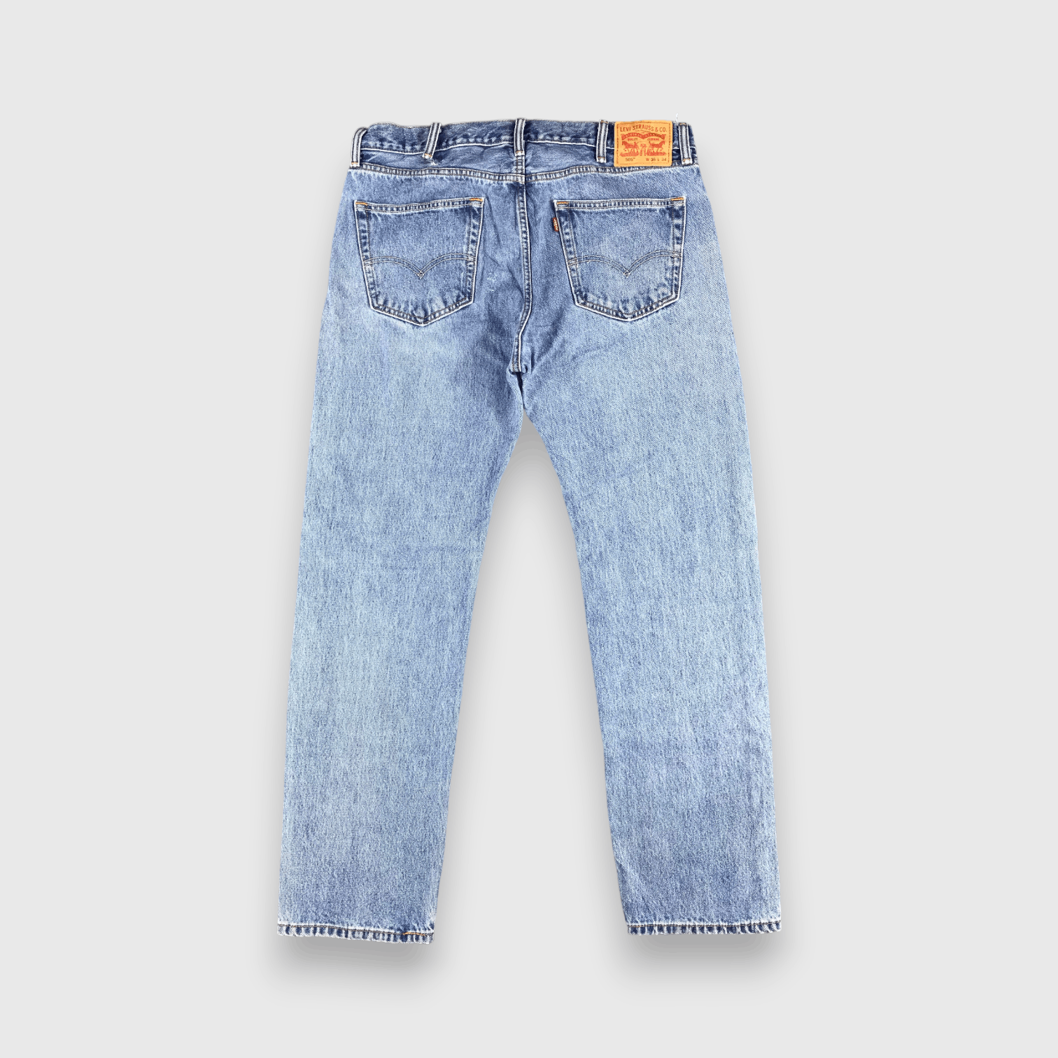 Levi's Vintage Blue Wash Levis 505 Jeans-J2053 Size US 38 / EU 54 - 2 Thumbnail