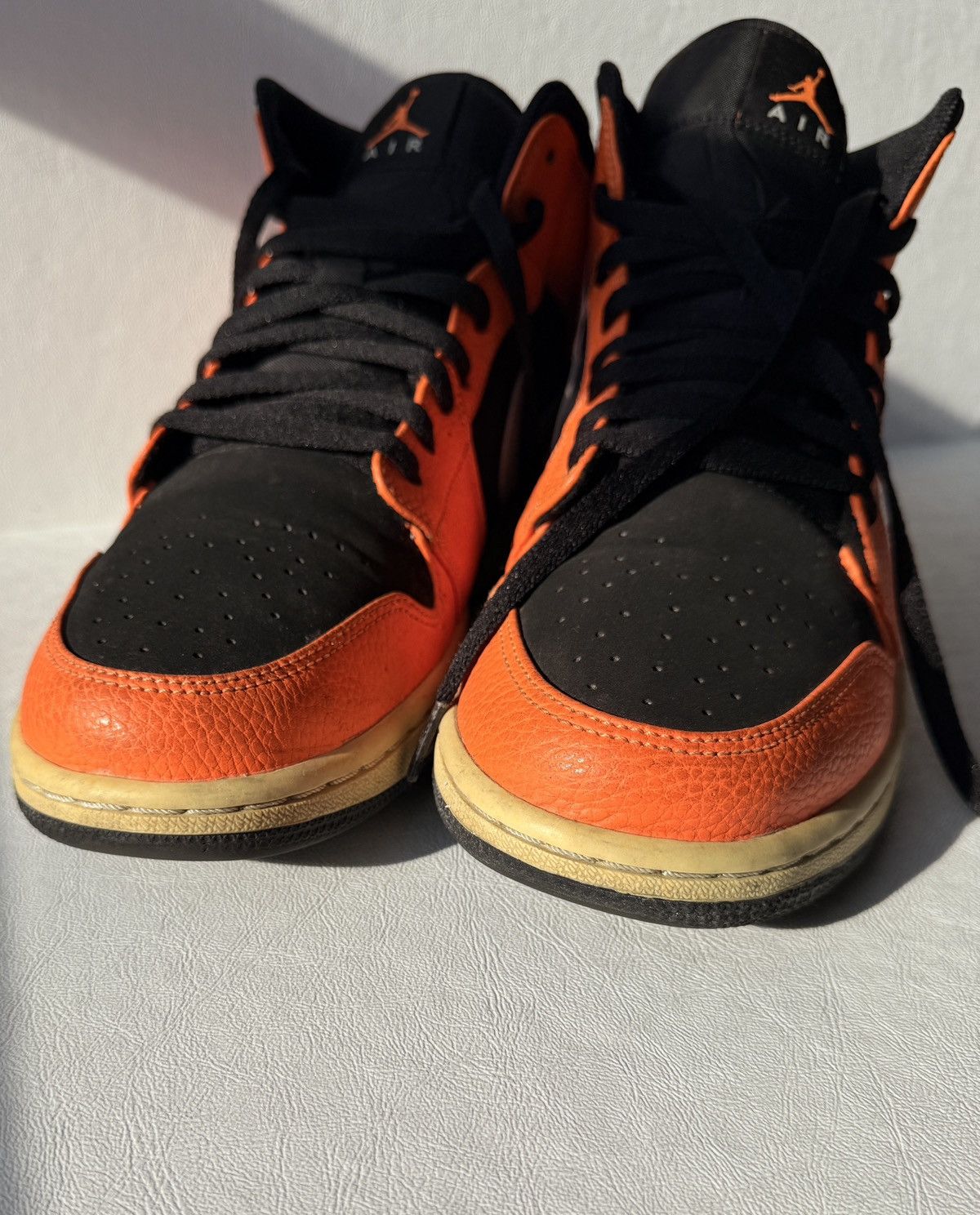 Jordan Brand Jordan 1 Black Cone US M 11.5 2018 Florescent Orange Nike Size US 11.5 / EU 44-45 - 4 Thumbnail