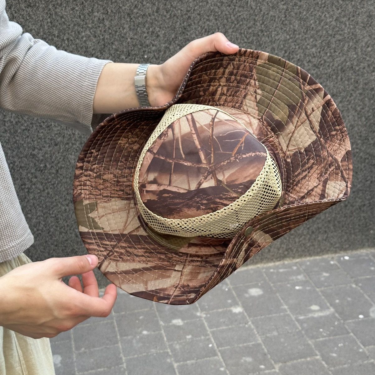 Vintage Vintage Japanese Style Real Tree Hat Cap Y2K 00s USA Size ONE SIZE - 5 Thumbnail