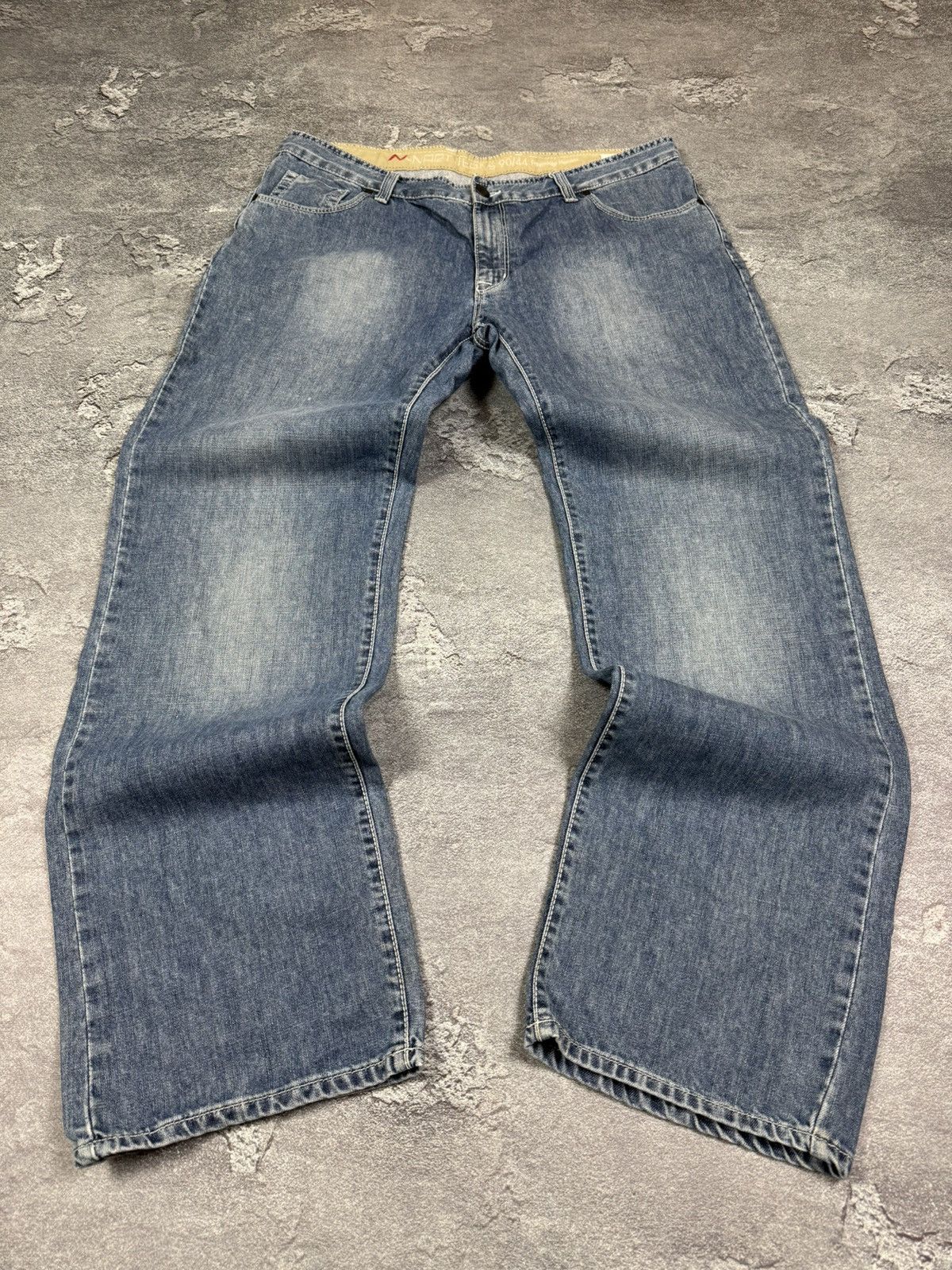If Six Was Nine 2000s Nart Y2K Flare Bootcut Washed Jeans Size 36 Size US 36 / EU 52 - 1 Thumbnail