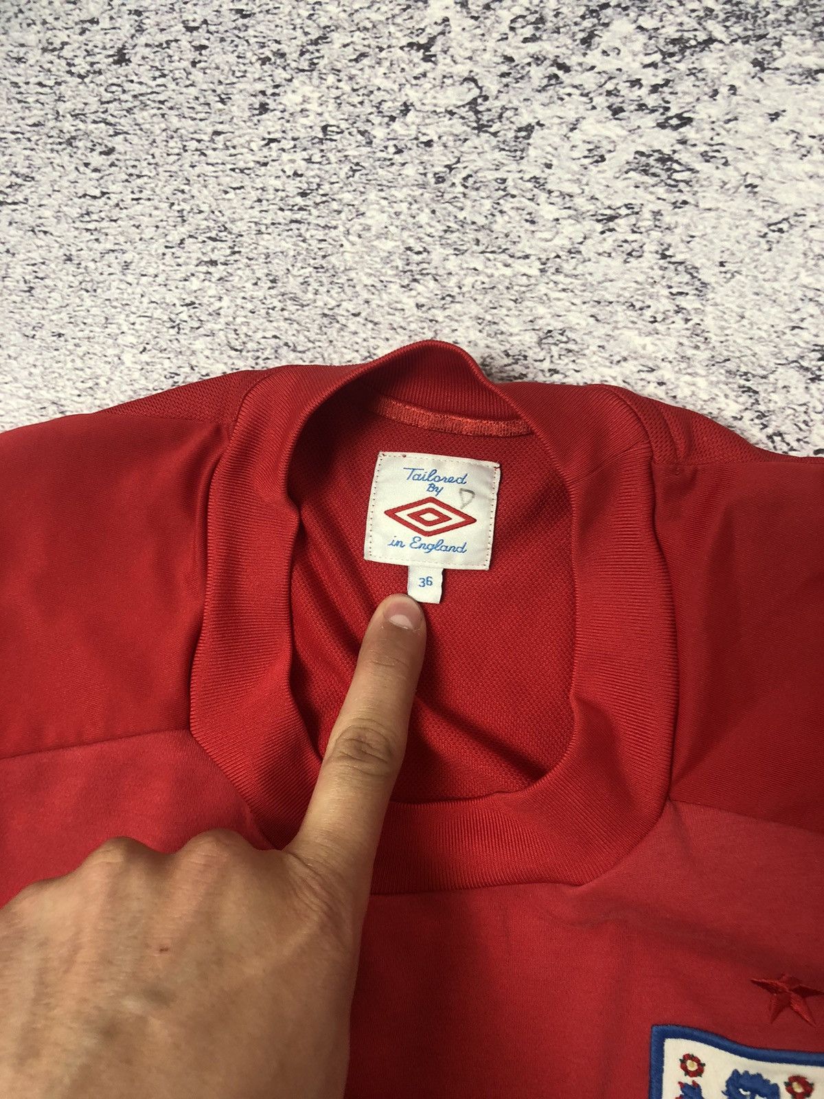 Umbro Women’s vintage soccer jersey size 36 England Umbro Size XS / US 0-2 / IT 36-38 - 5 Thumbnail