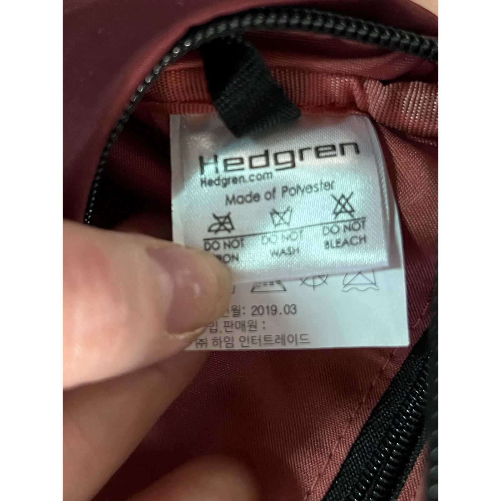 Designer Hedgren HALO Belt Bag Fanny Pack in vineyard wine Size ONE SIZE - 7 Thumbnail