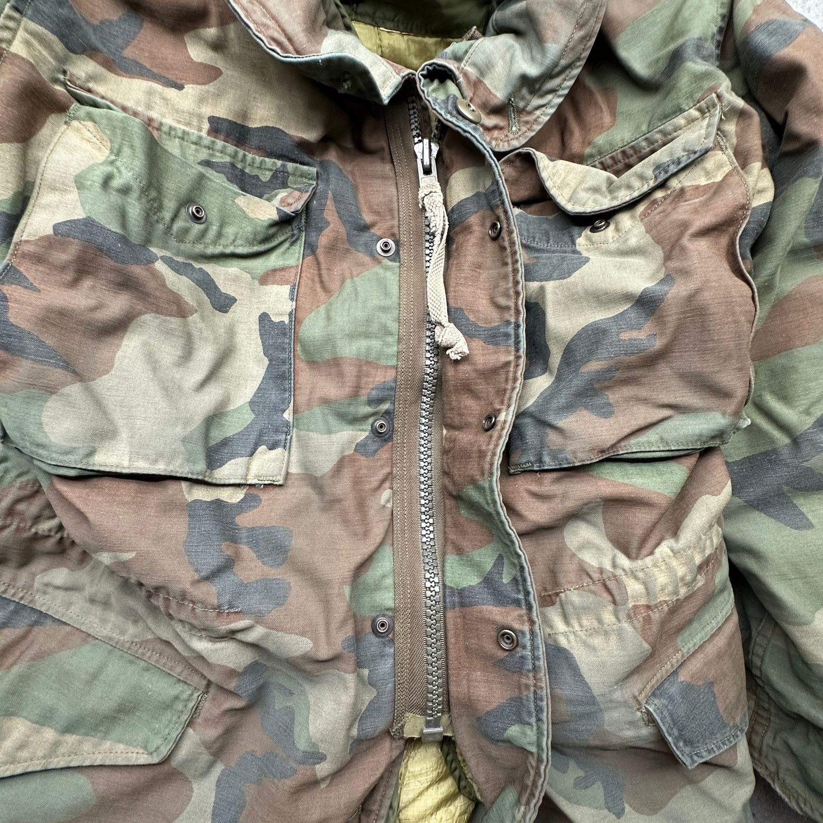 Other VTG 80s US Army M-65 Field Woodland Jacket Small W/ Liner Size US S / EU 44-46 / 1 - 8 Thumbnail