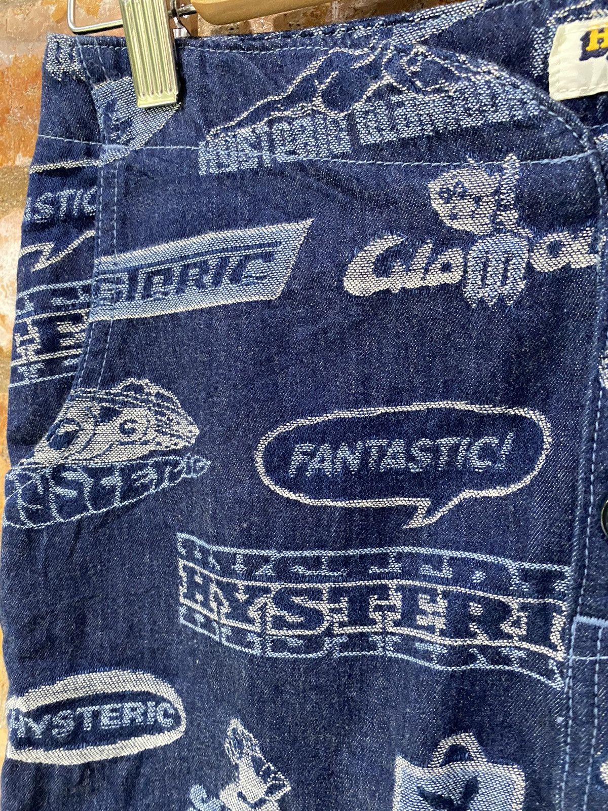 Hysteric Glamour 1990s Hysteric Fuck Hell Iconic logo skirts Size 29" - 6 Thumbnail