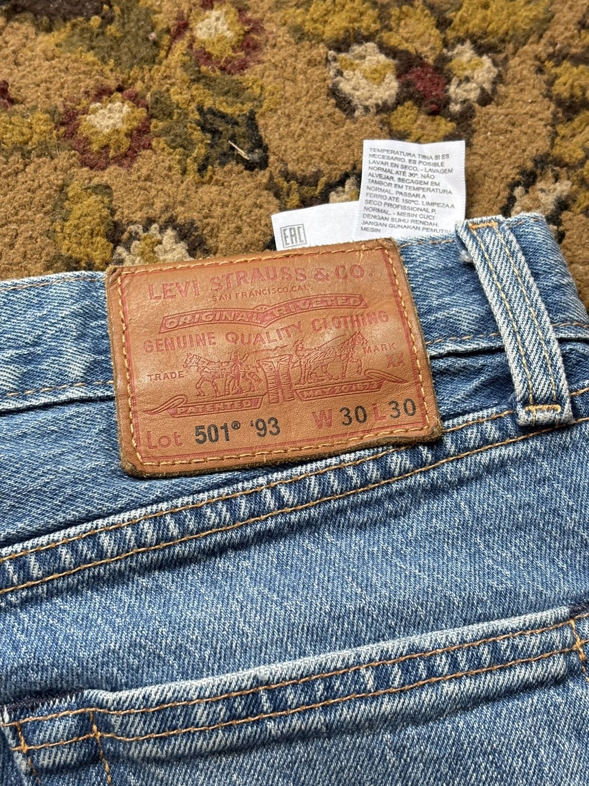 Levi's × Vintage Levi's 501 Vintage style👖 Size US 30 / EU 46 - 7 Thumbnail