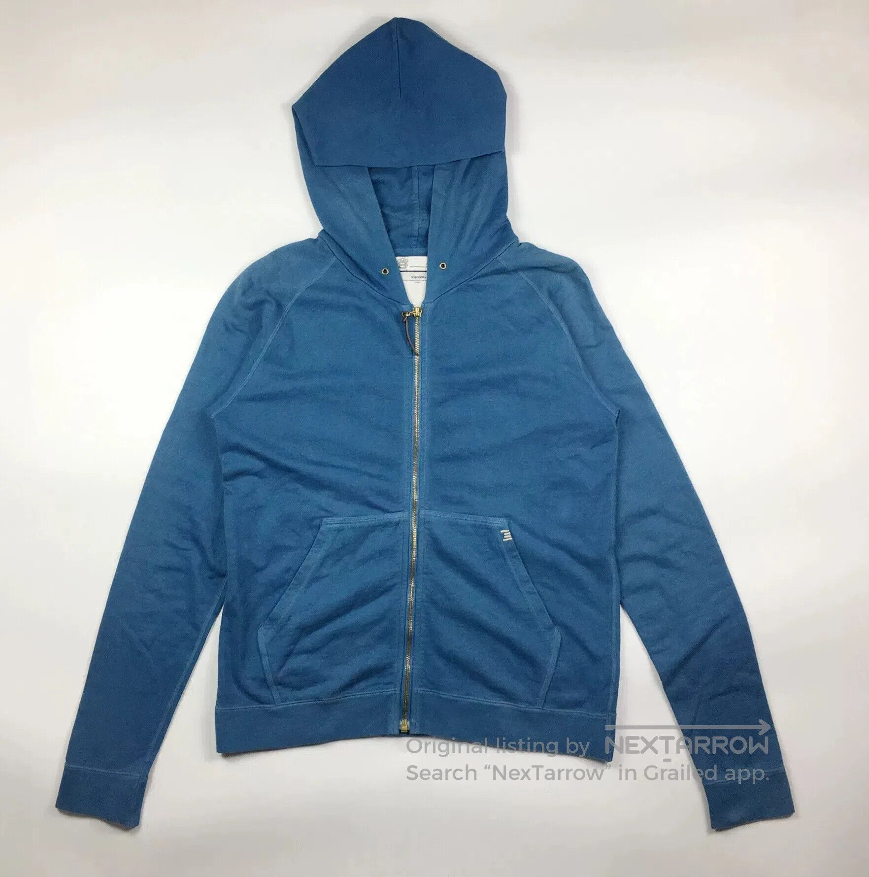 Visvim visvim indigo dyed zip-up hoodie. Size US M / EU 48-50 / 2 - 1 Thumbnail