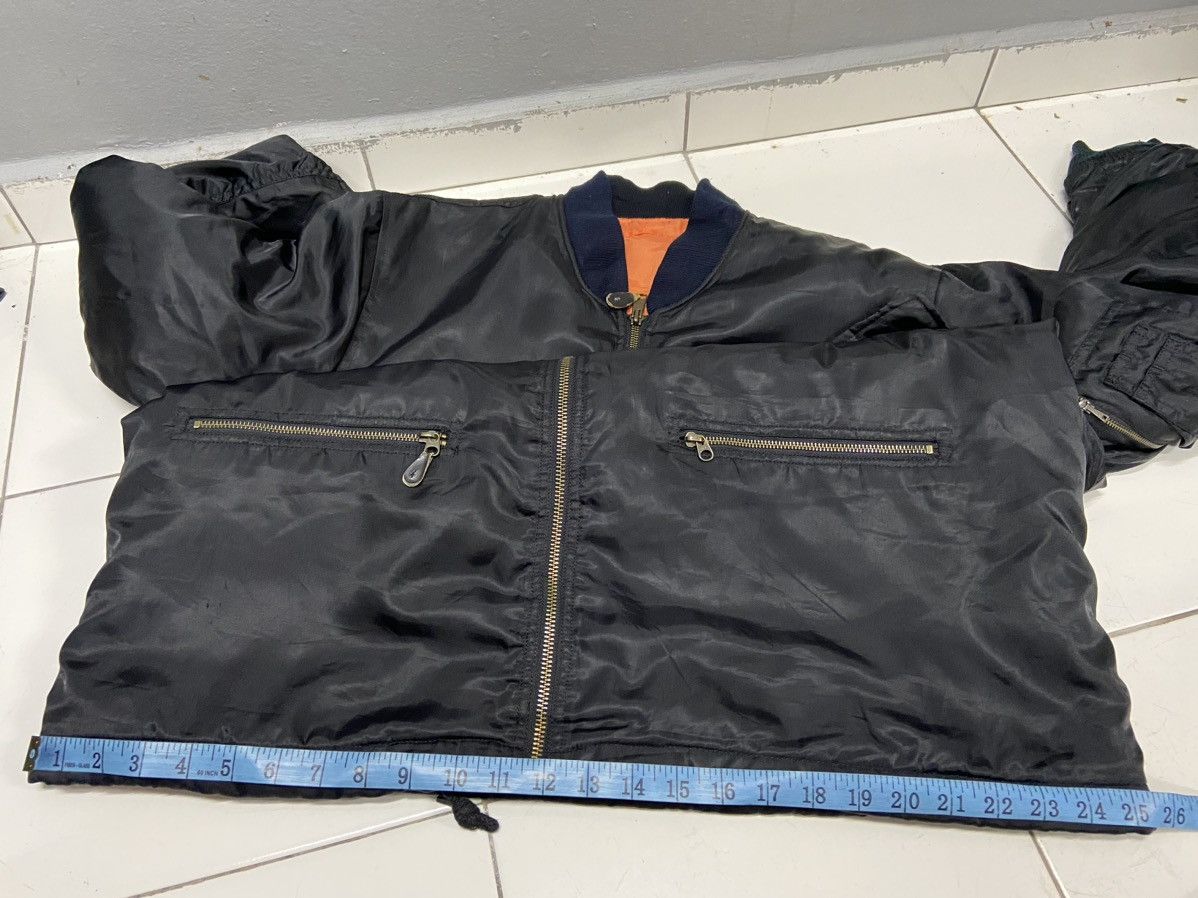 Vintage AIR FORCE INTERMEDIATE MA 1 MACHOPE ARMY JACKET Size US L / EU 52-54 / 3 - 14 Thumbnail