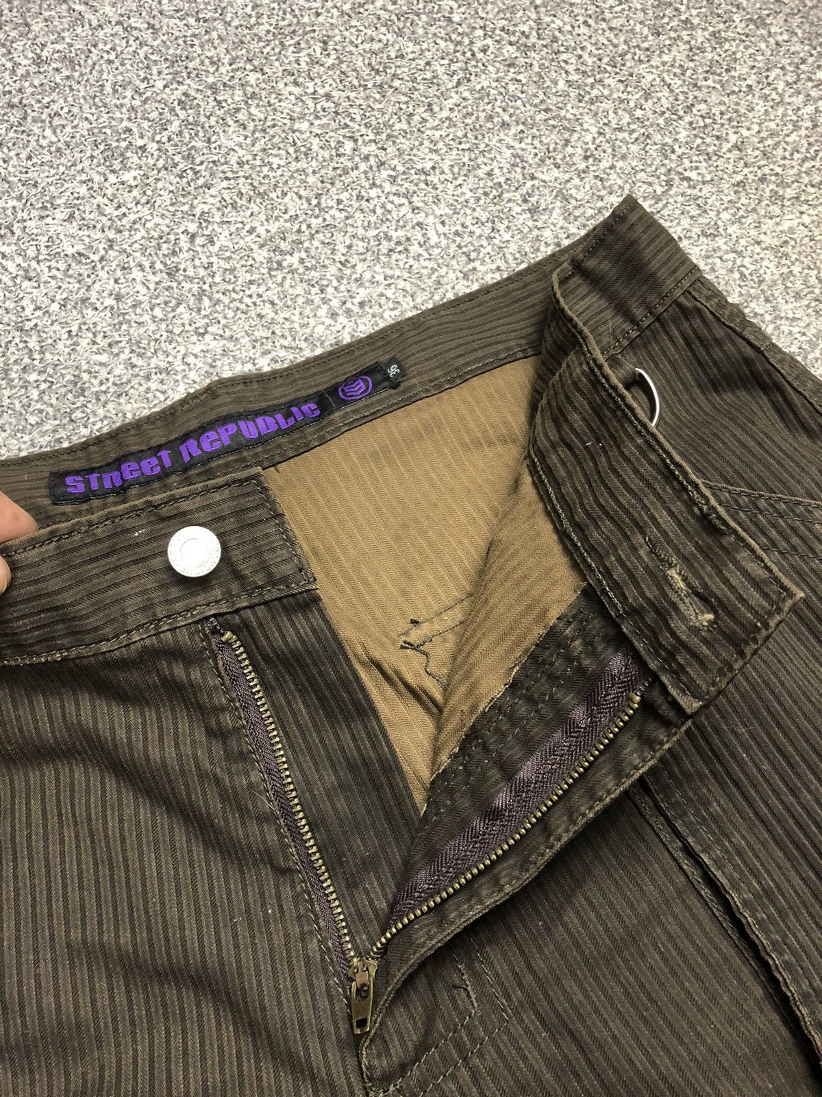 Japanese Brand Vintage Crazy Street Republic Punk Bondage Cargopants Size US 36 / EU 52 - 9 Thumbnail