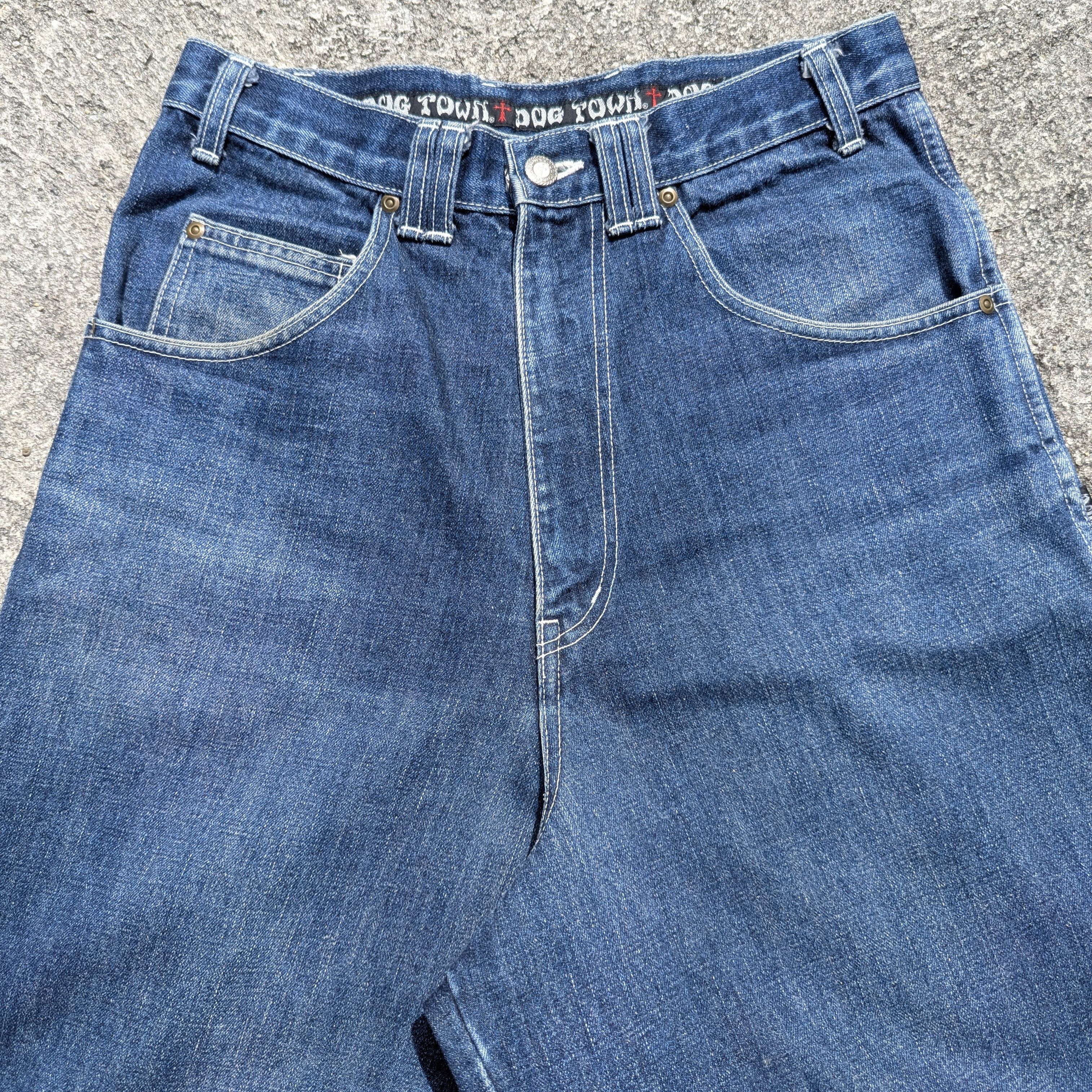 Dogtown × Vintage Vintage Dog Town Black Dragon Skate Baggy Jean Pants Size US 30 / EU 46 - 6 Thumbnail