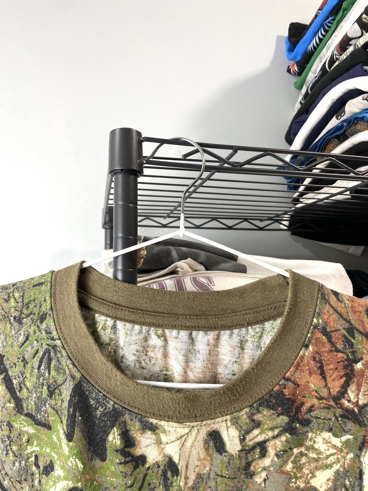 Japanese Brand × Vintage Vintage Real Tree Camouflage Camo T Shirt Hype Carhartt Size US L / EU 52-54 / 3 - 3 Thumbnail