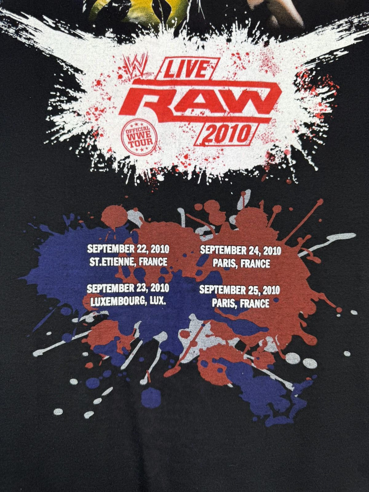 WWE WWE The Raw 2010 Wrestling T-shirt Size US M / EU 48-50 / 2 - 21 Thumbnail