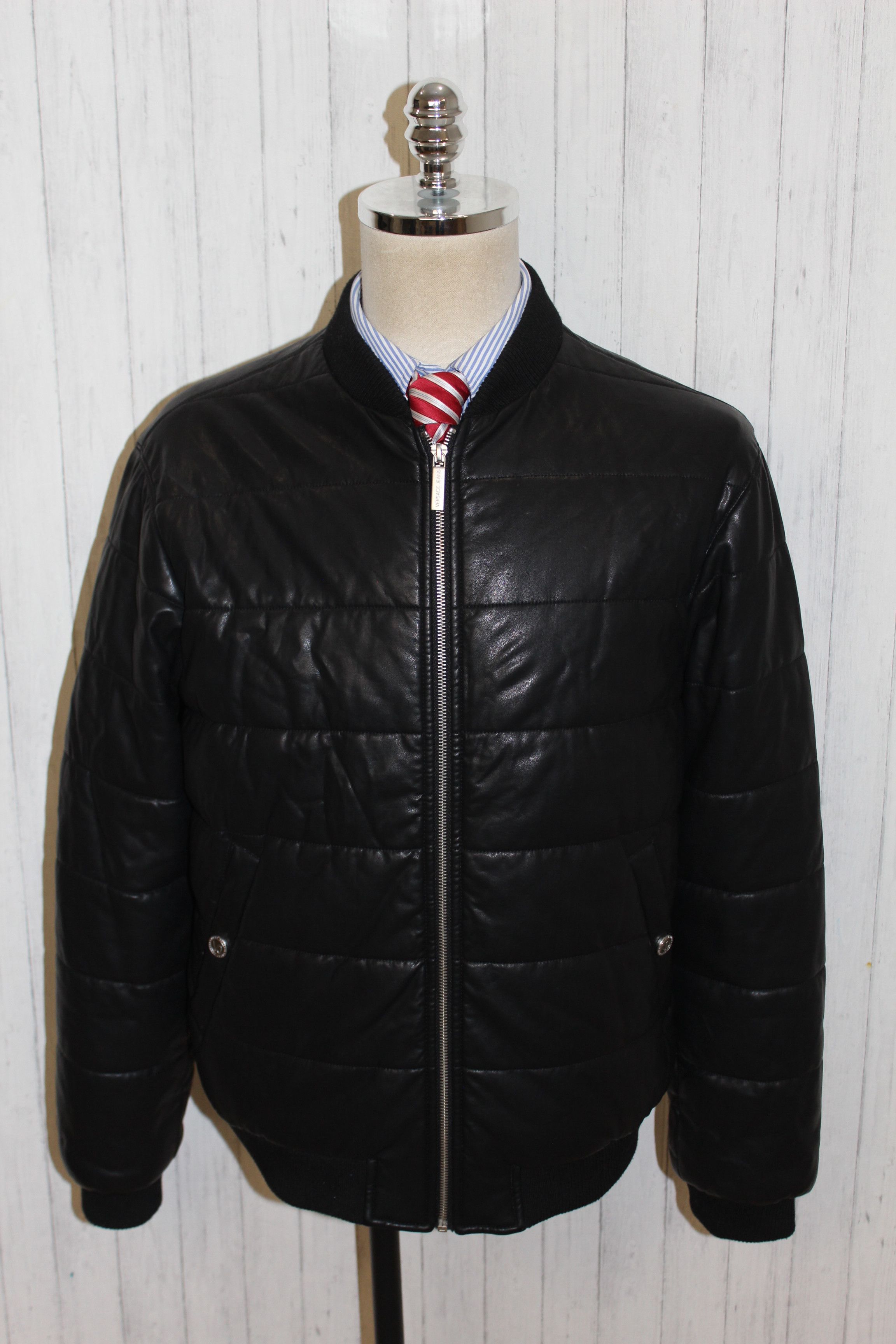 Versace Men's Versace Jeans Black Bomber Jacket Size M Size US M / EU 48-50 / 2 - 1 Thumbnail